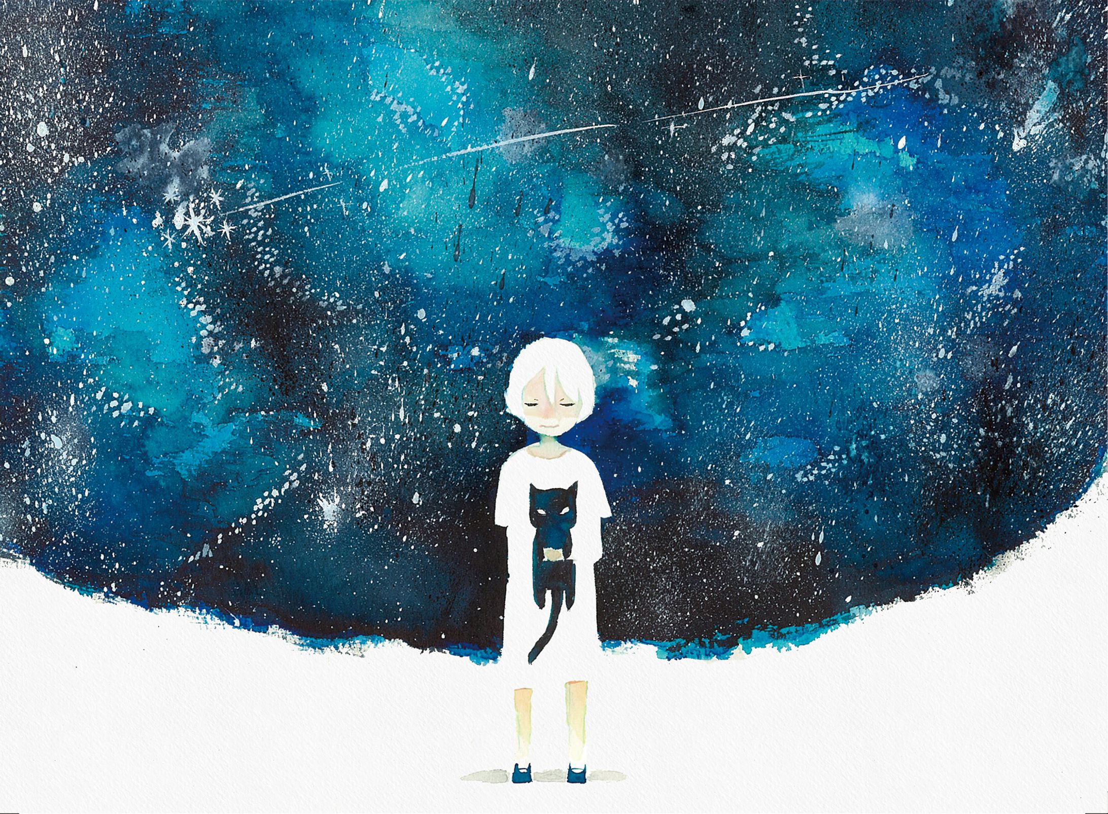 星空と少年-1