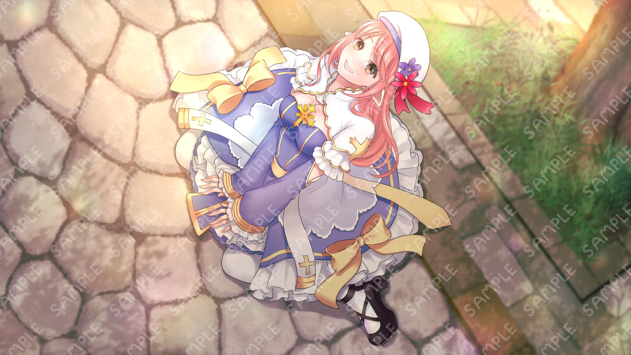 一枚絵　ゲームキャラクターイラスト-1