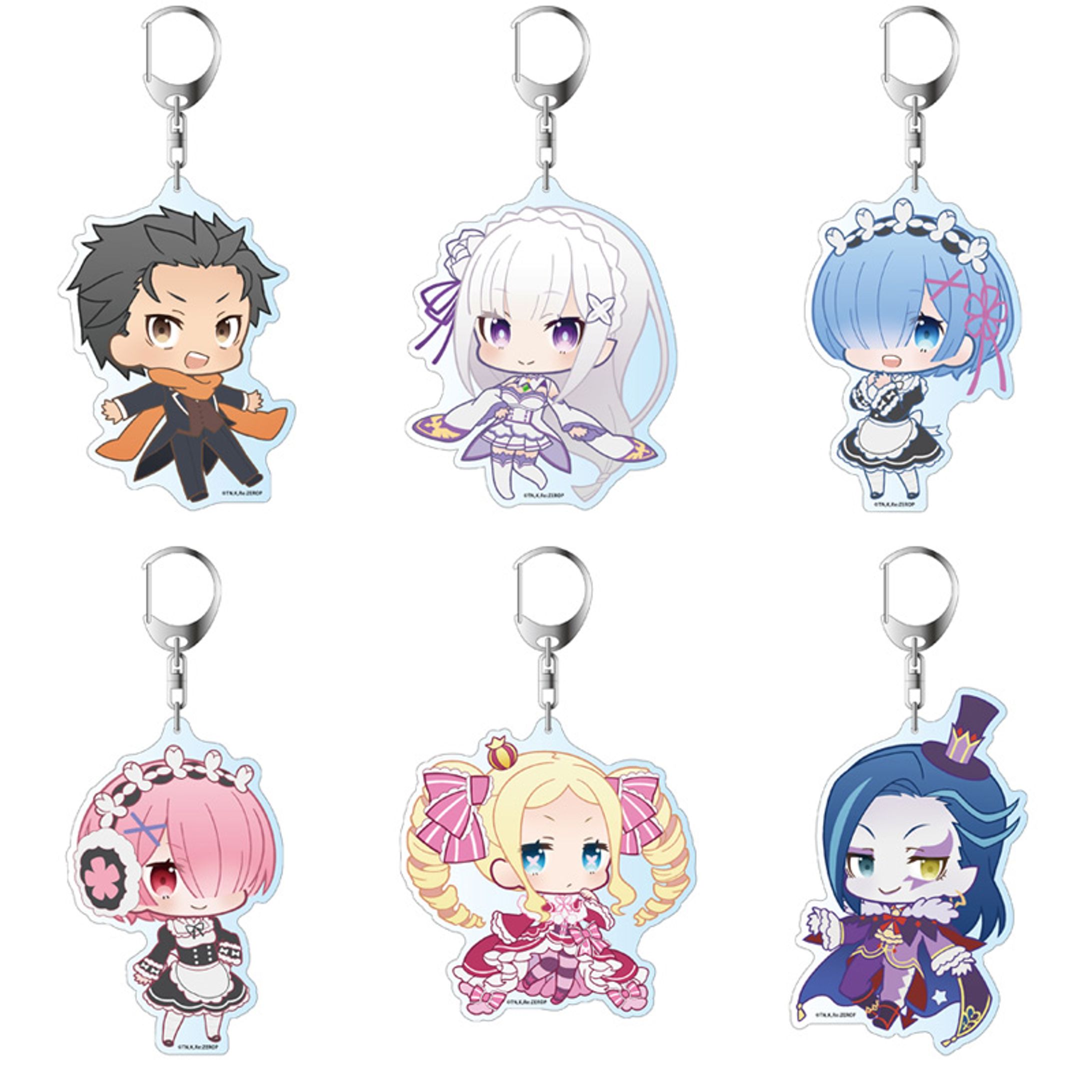 Re:ゼロから始める異世界生活　デカキーホルダー　ぷにキャラ-1