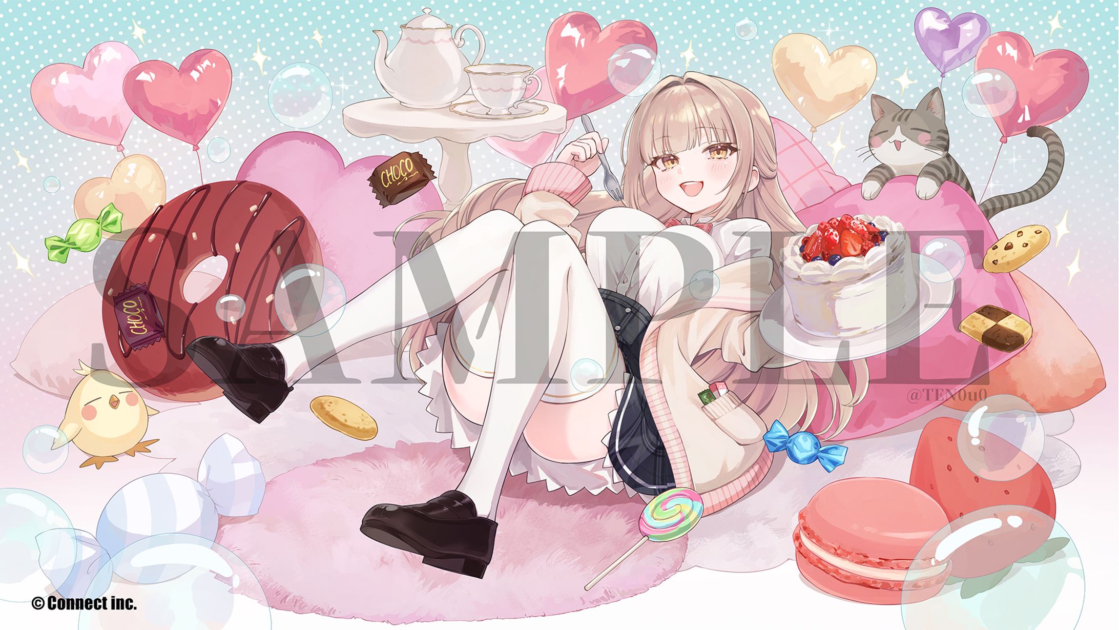 【work】キービジュアル／らいとあっぷ！所属・ 癒乃川こはる様-1