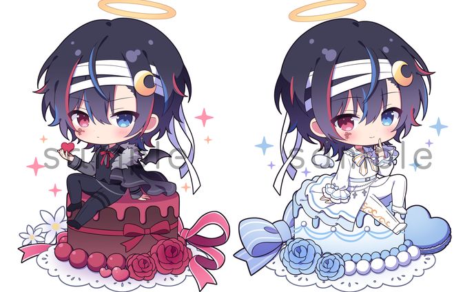 鬱さまミニキャライラスト