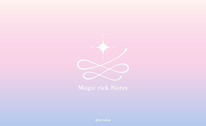 Magic rick Notes / シンボルマーク