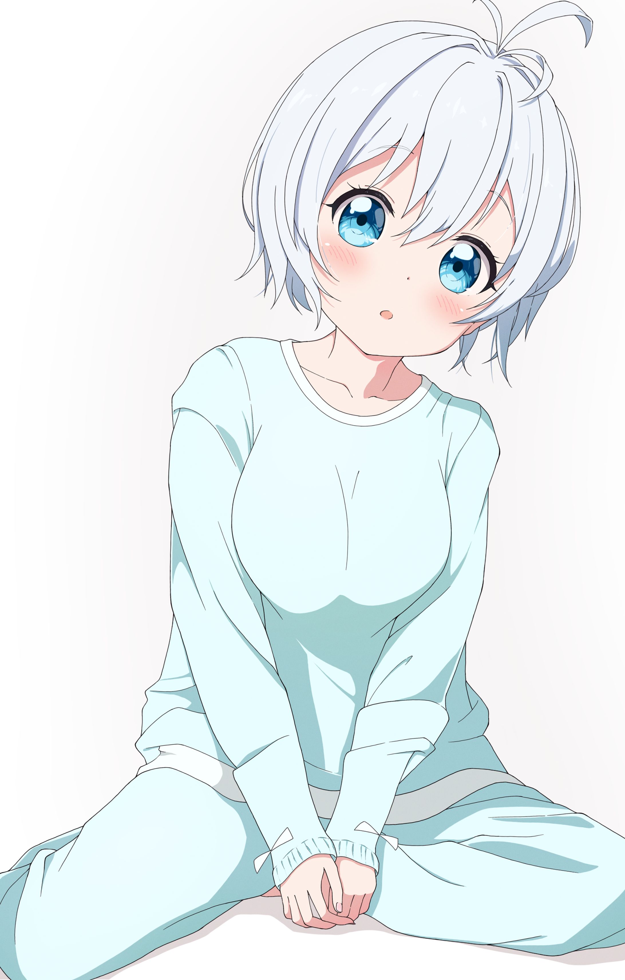 ルームウェア姿のシロちゃん-1