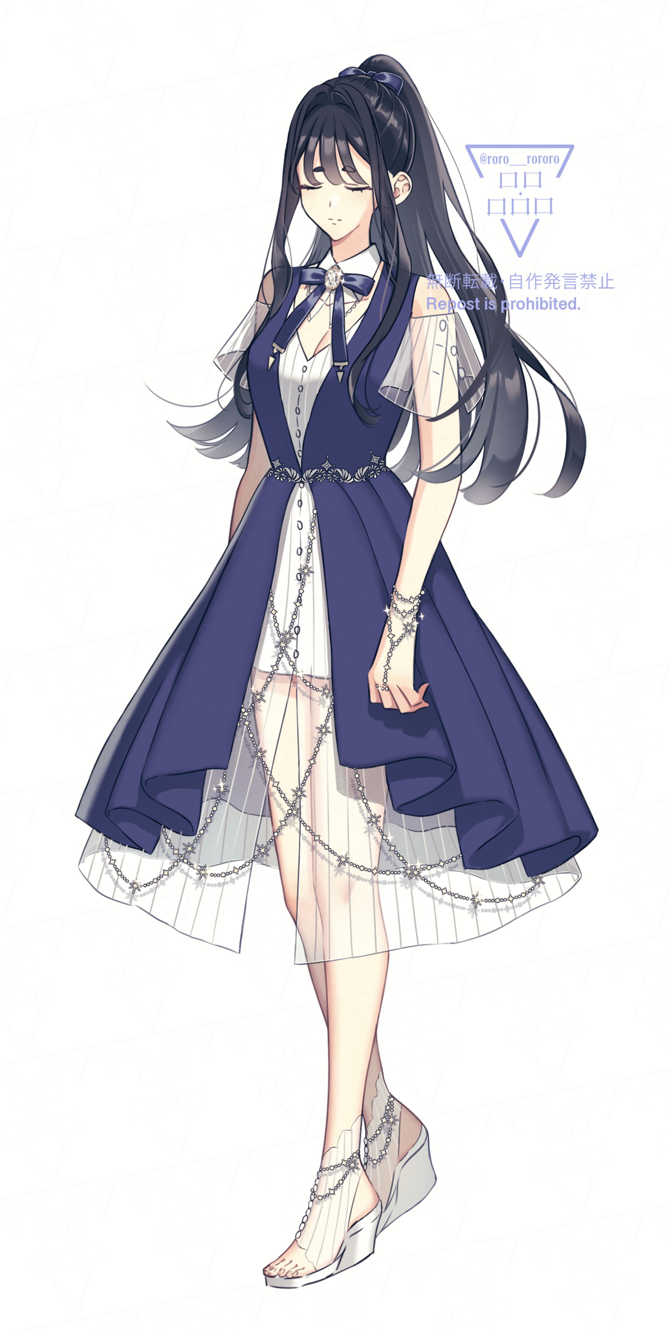 キャラデザイラスト 立ち絵-1