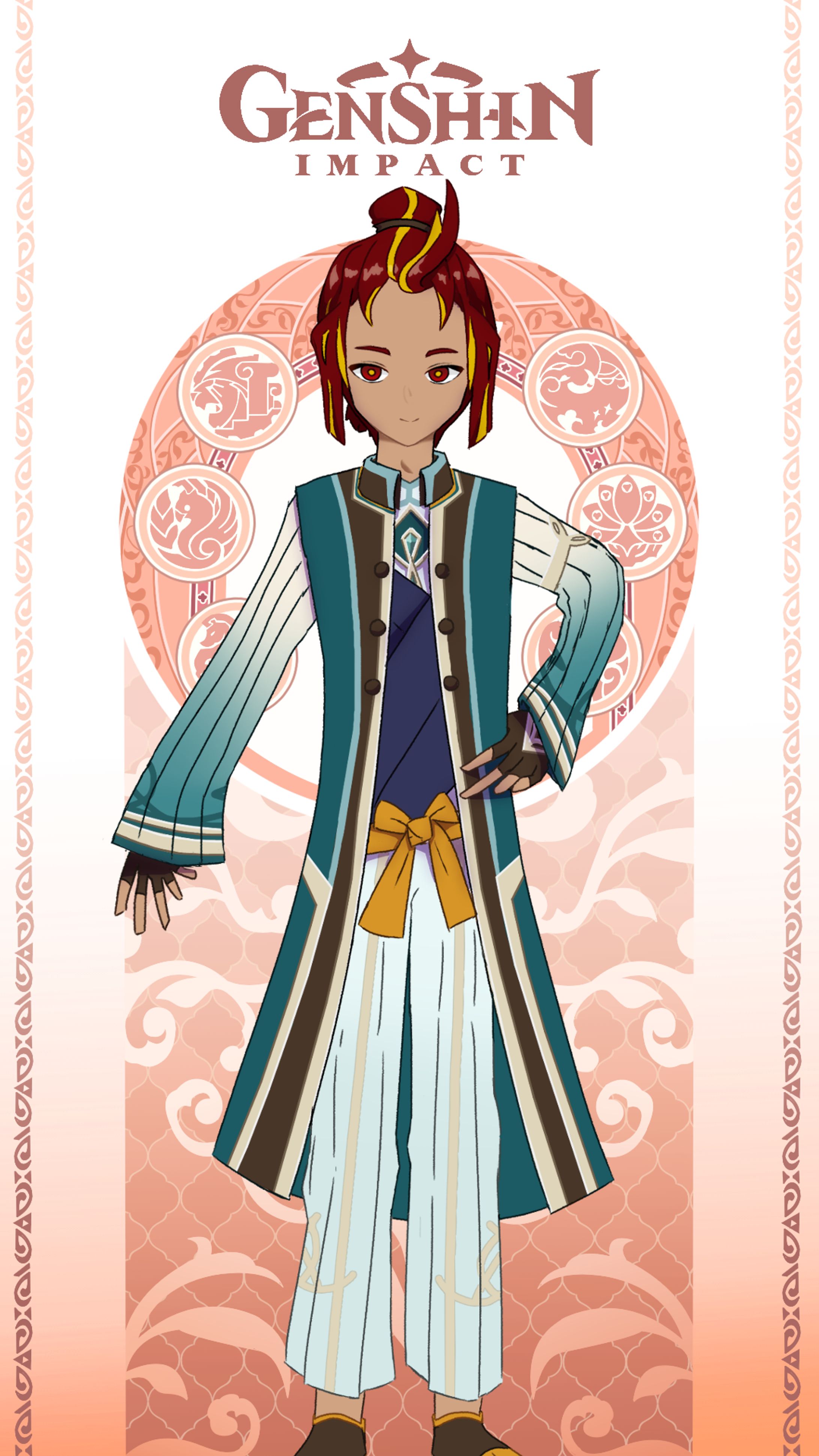 Tsurarai Yogan (Genshin OC Design)-1