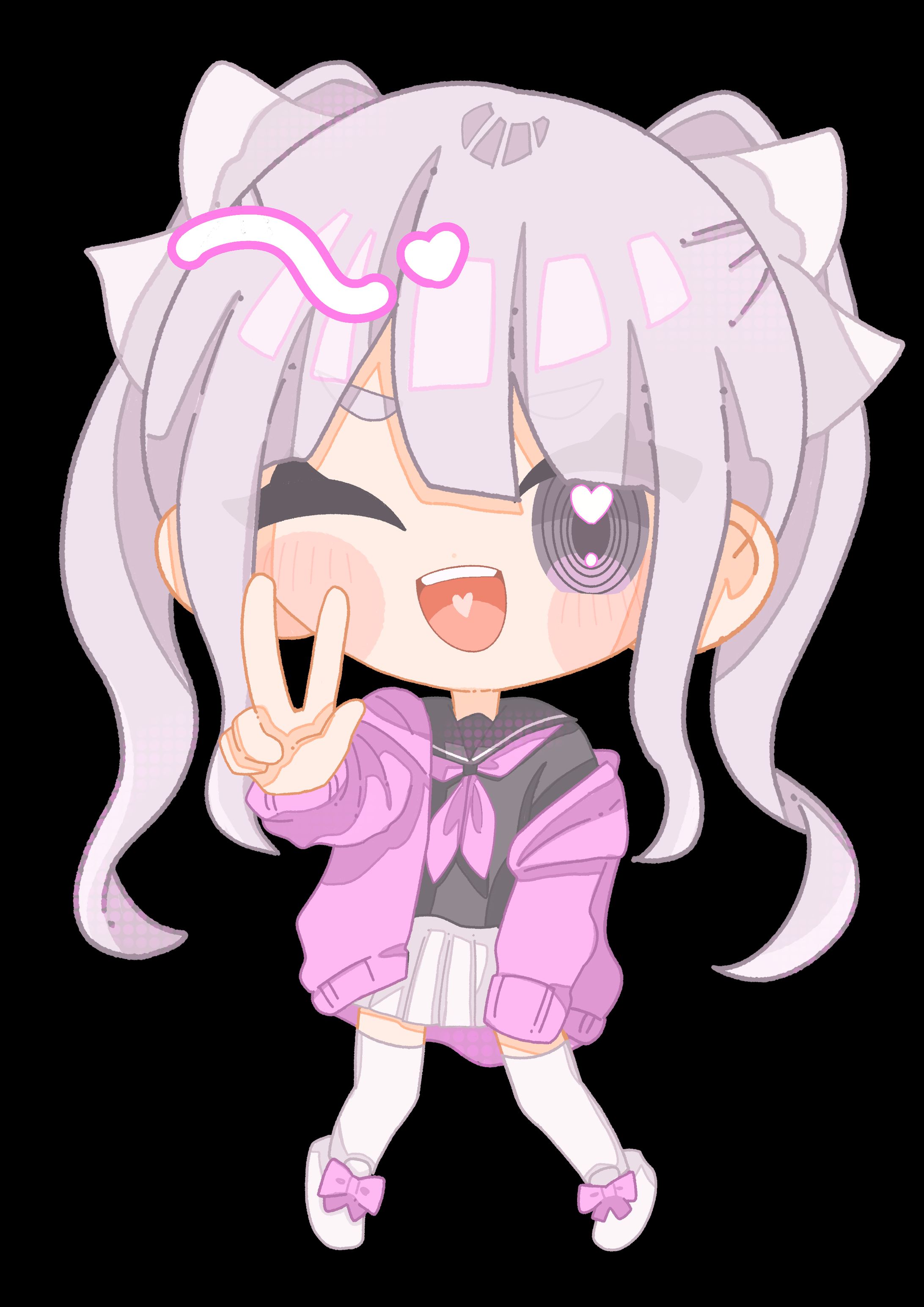 【創作イラスト】立ち絵-1