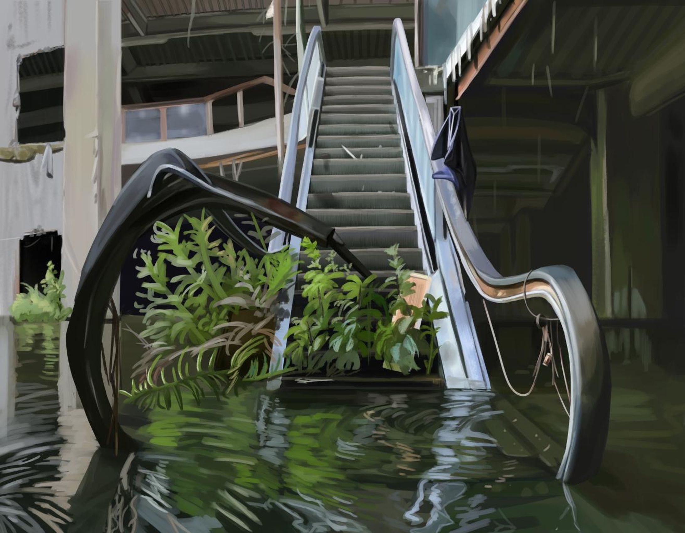 【デッサン】背景-1