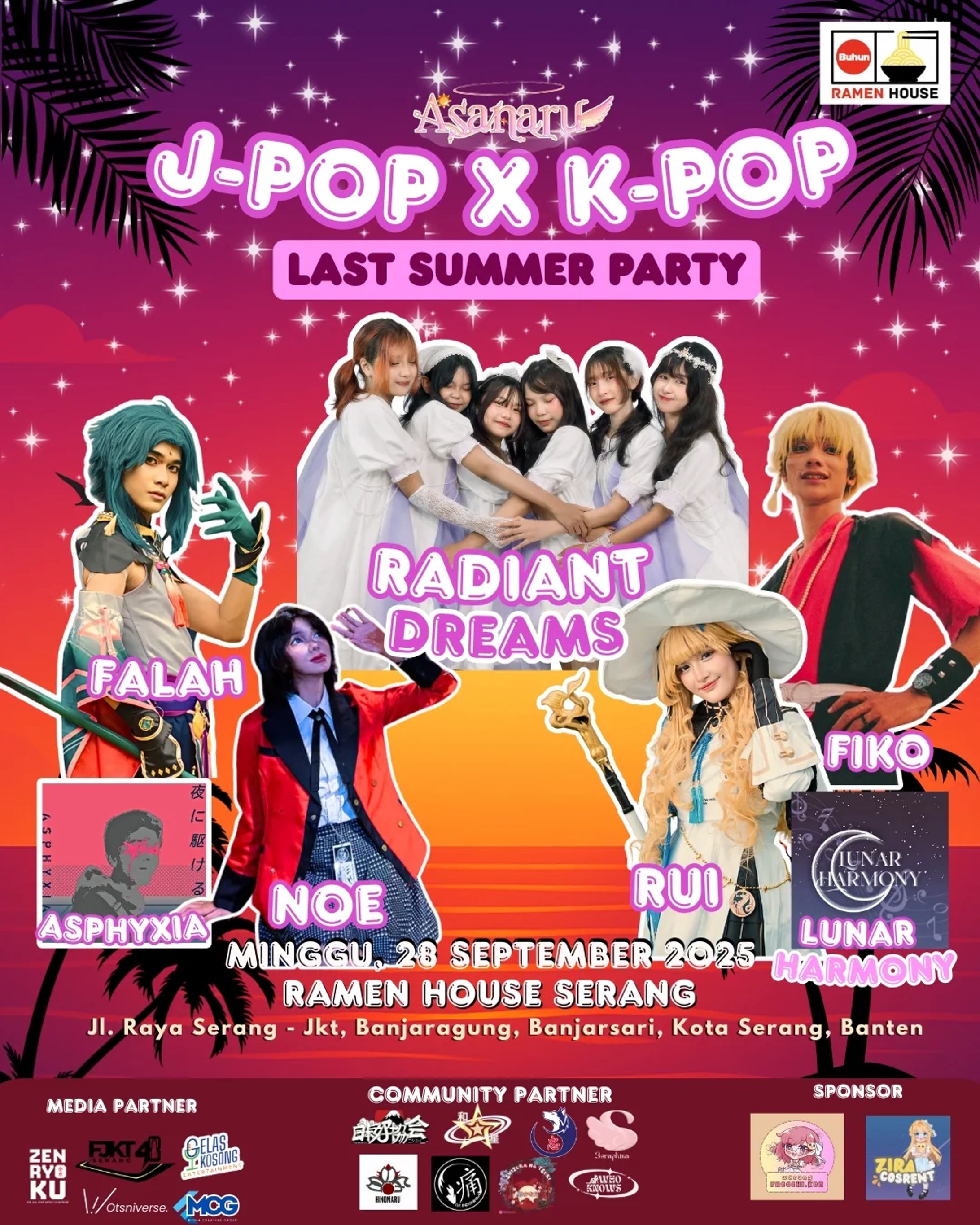 J-Pop x K-Pop: LAST SUMMER PARTY! Final Poster-1