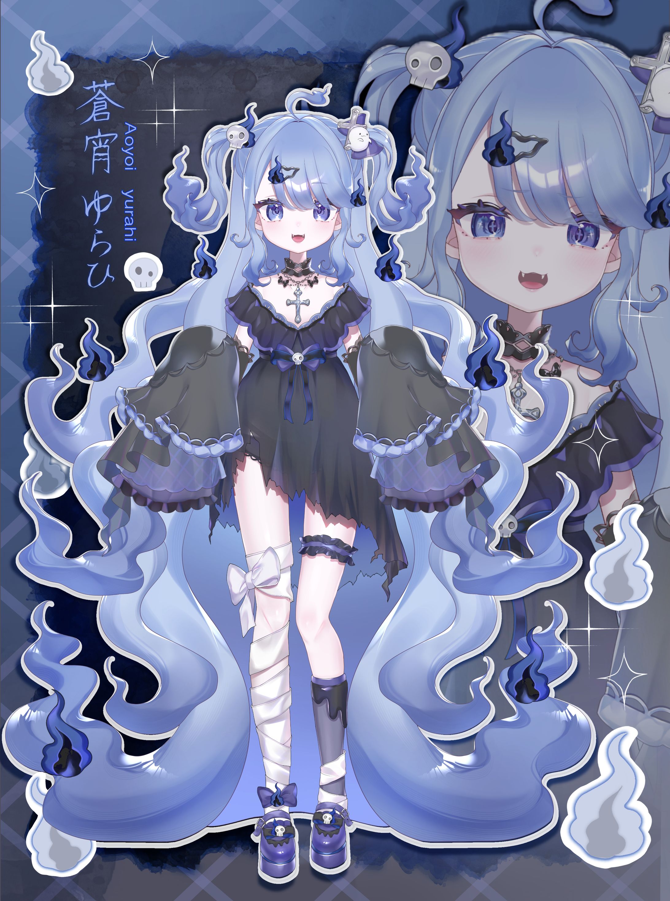 Liveモデルの制作【蒼宵ゆらひ様】-1