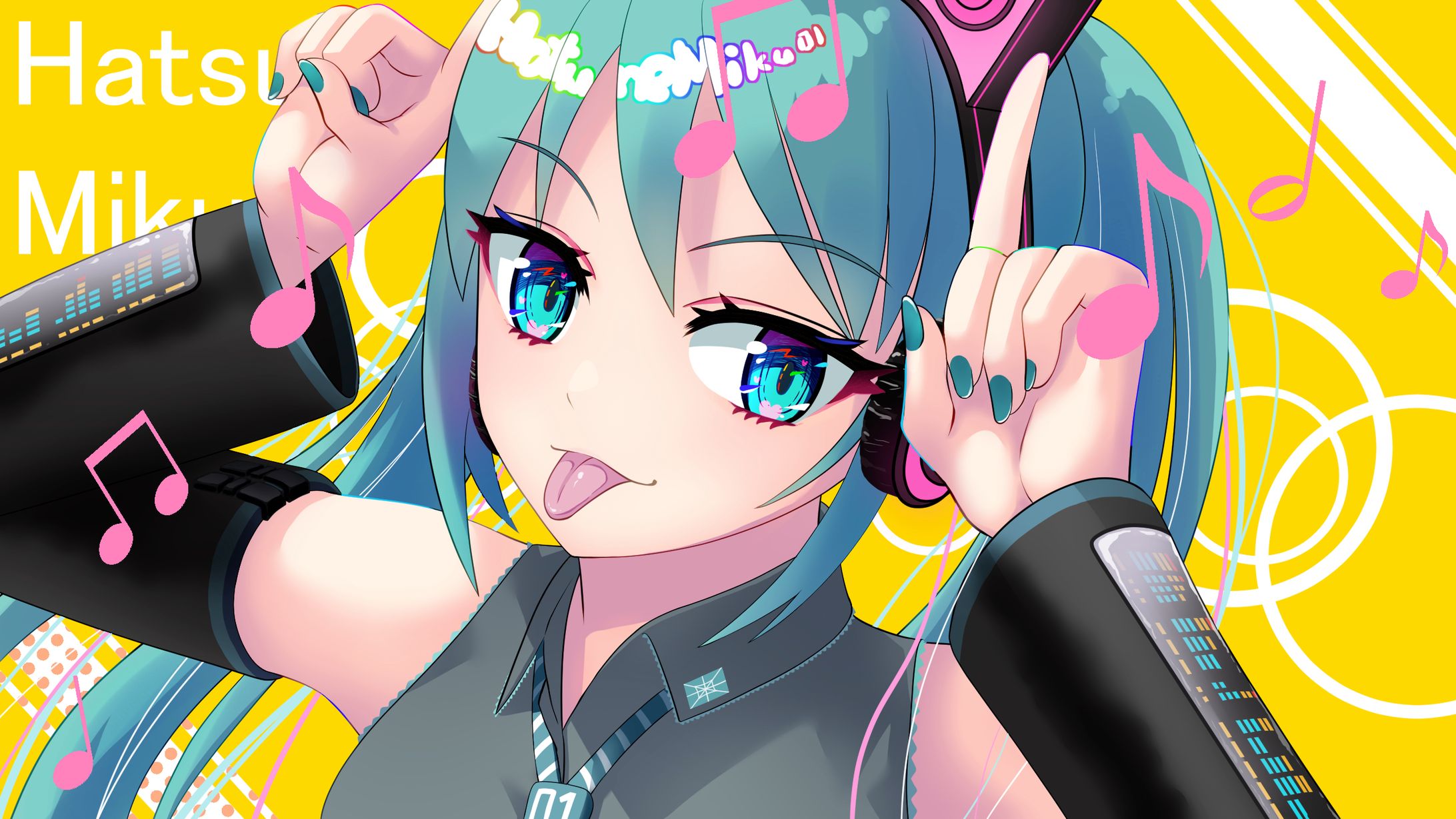 初音ミク　Miku Hatsune　3枚-1