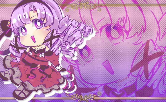 【イラスト】壱百満天原サロメ/ディフォルメ