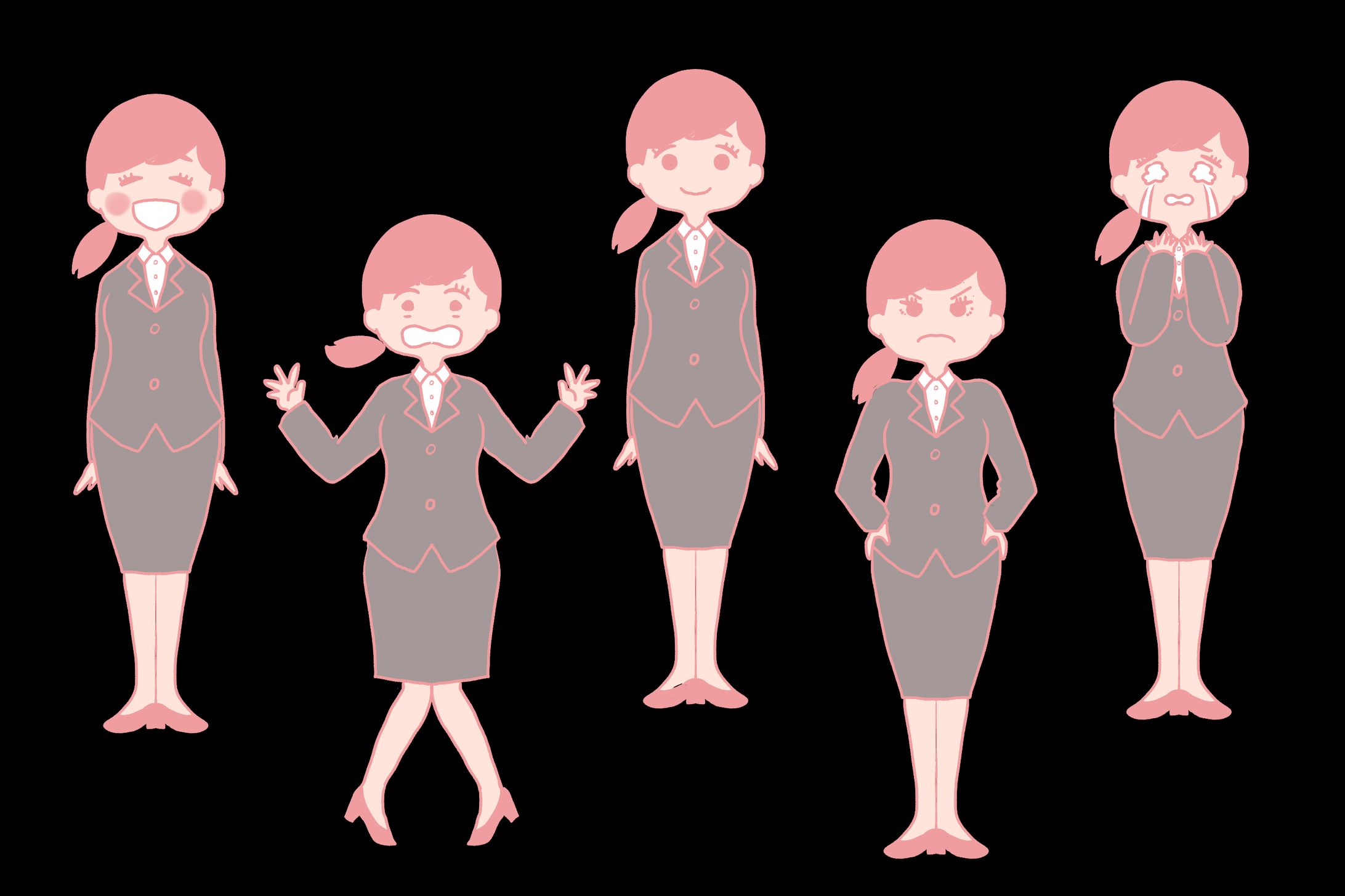 表情差分イラスト-1