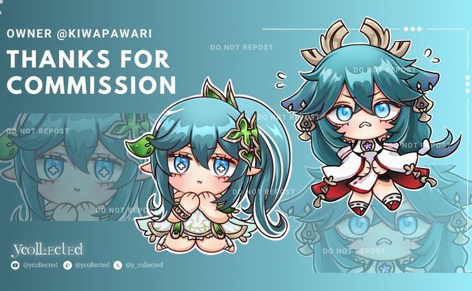 Kiwapawari Chibi Illustration