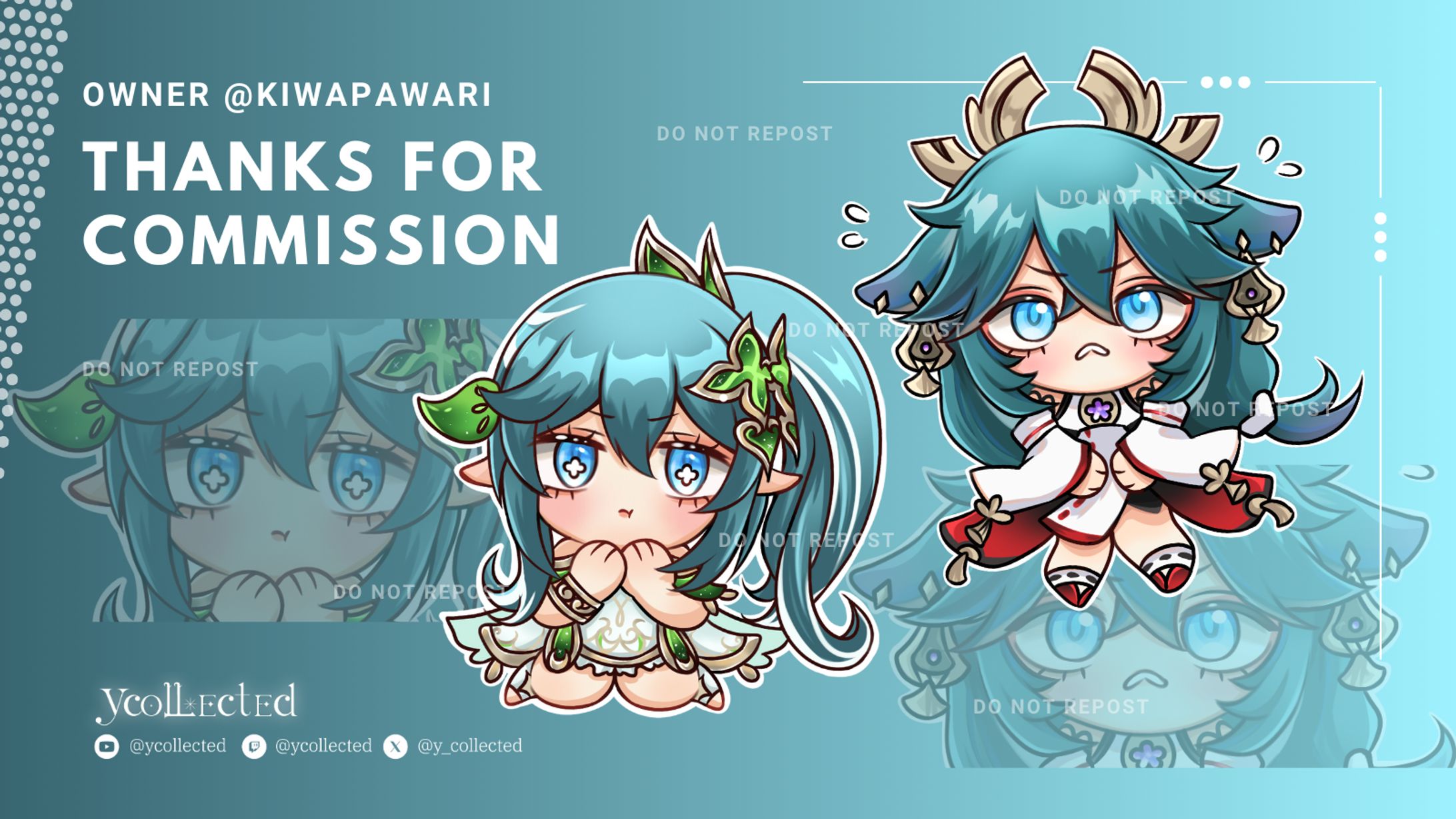 Kiwapawari Chibi Illustration-1