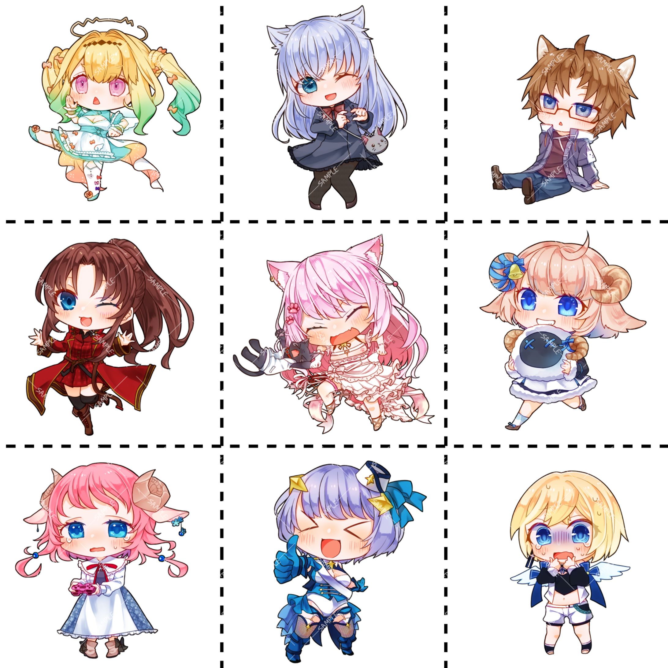 SDイラスト【無償企画作品】-1