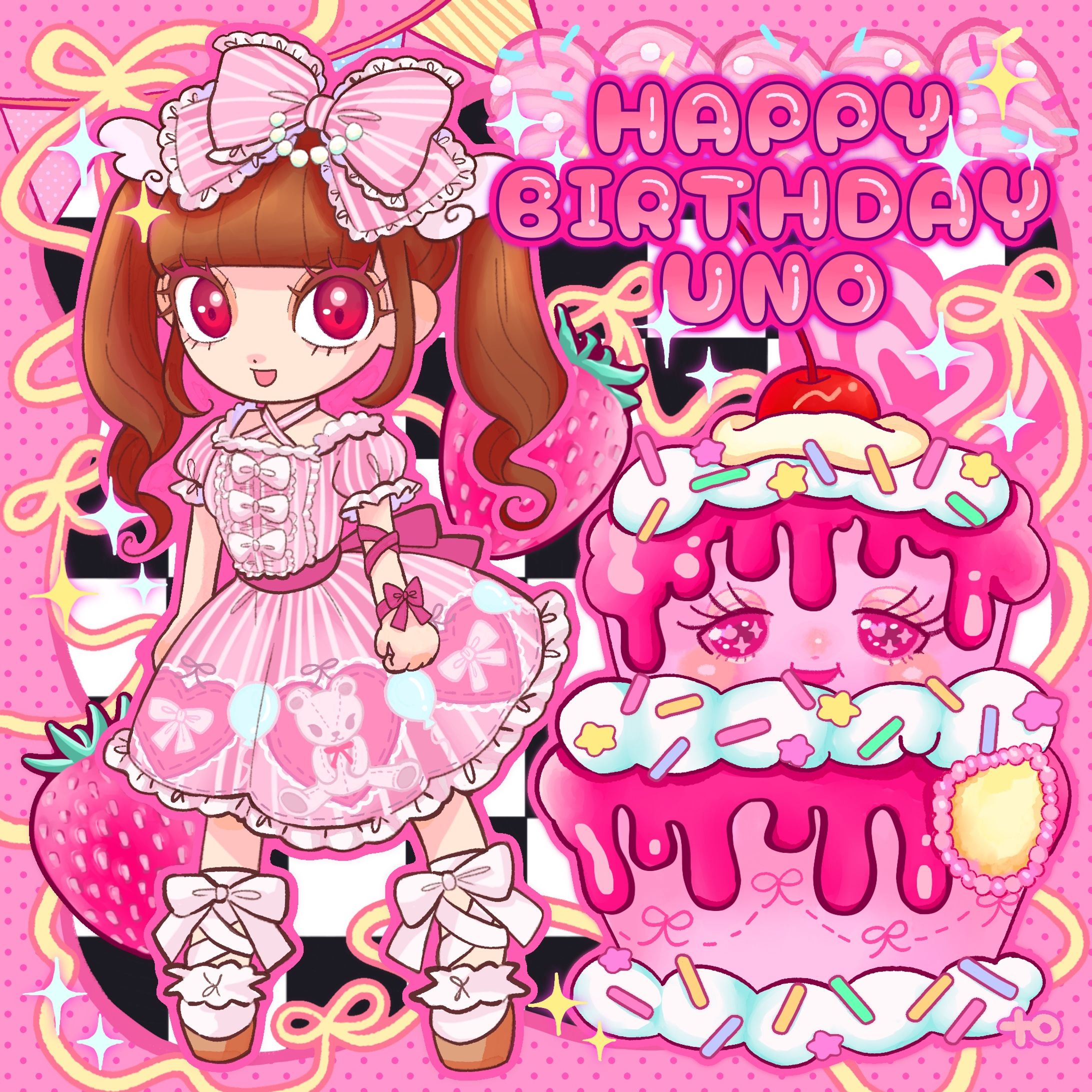誕生日お祝いイラスト-1