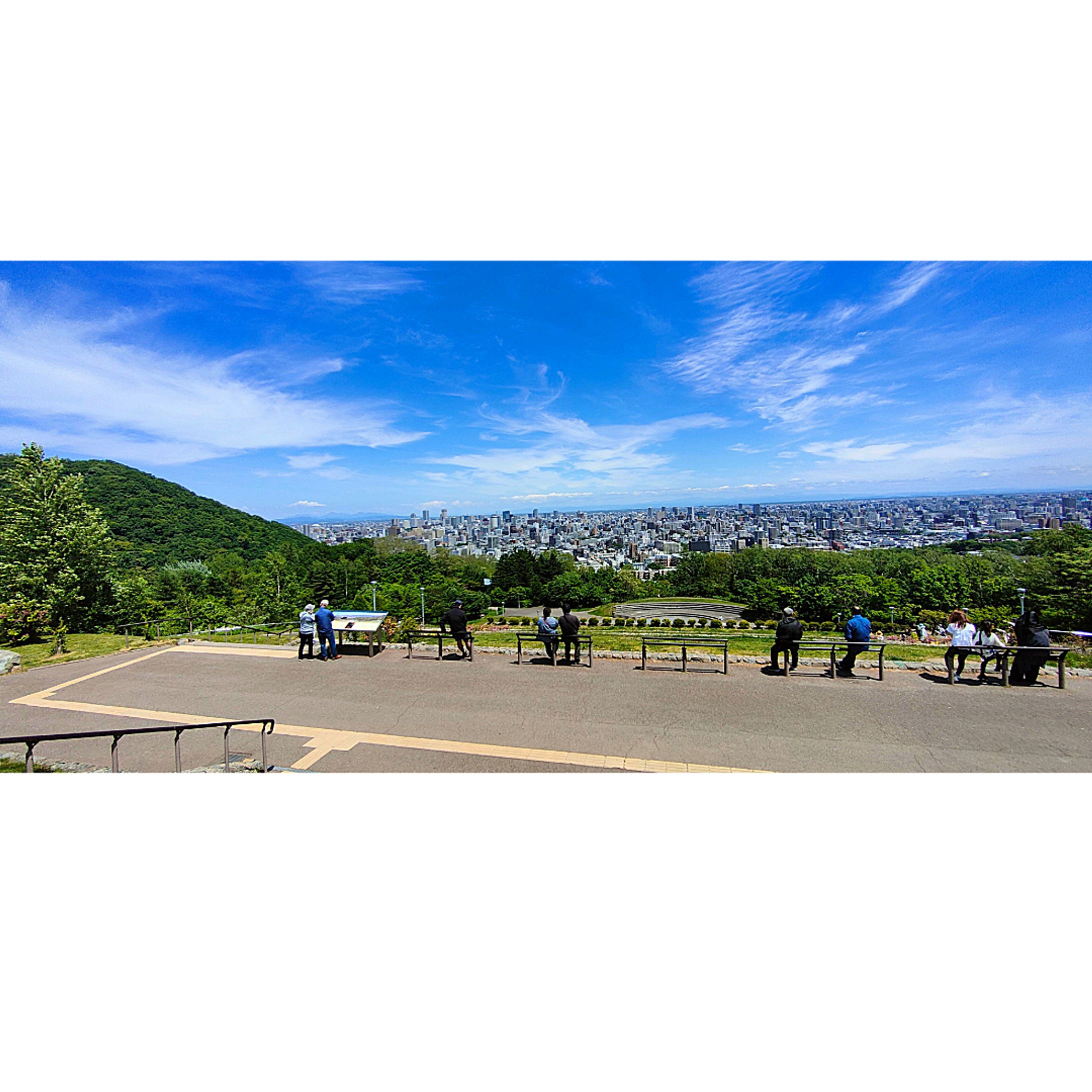 札幌市街眺望 - 旭山記念公園から20240602-1