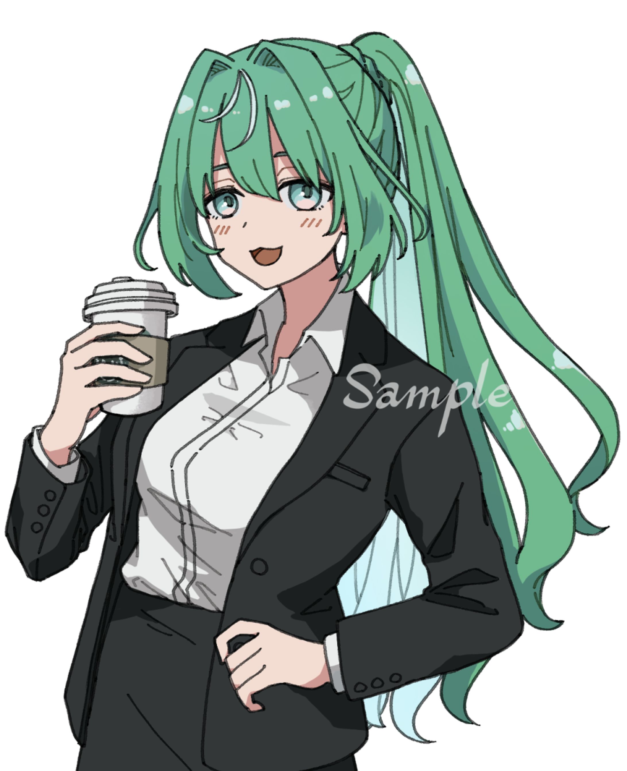 【Works】Vtuber/瀬利さりな様 【広報用イラスト】-1