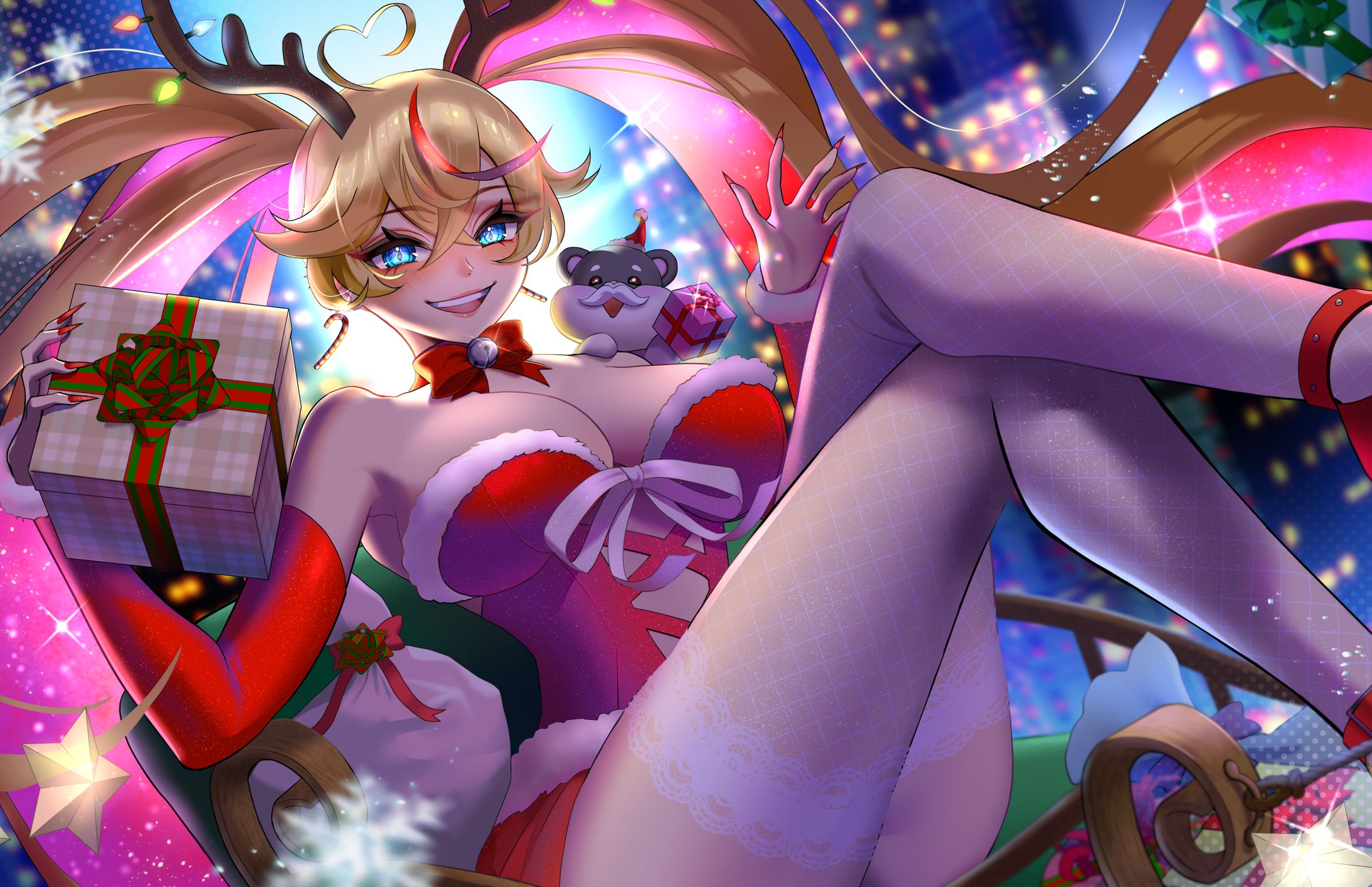 VTuber Arielle |Commission for Christmas Poster & Statring soon screen animation-1