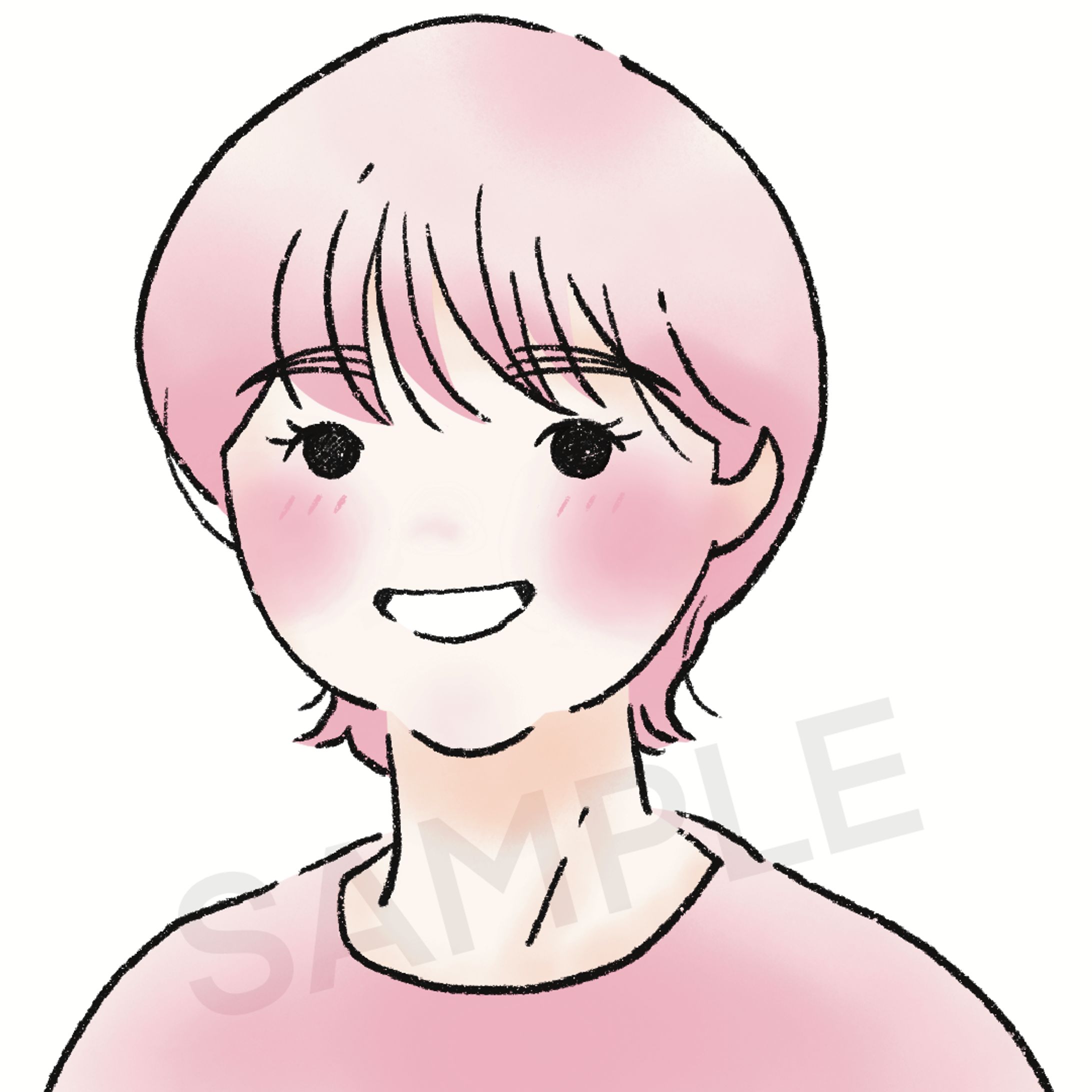 似顔絵｜北里はるか様-1