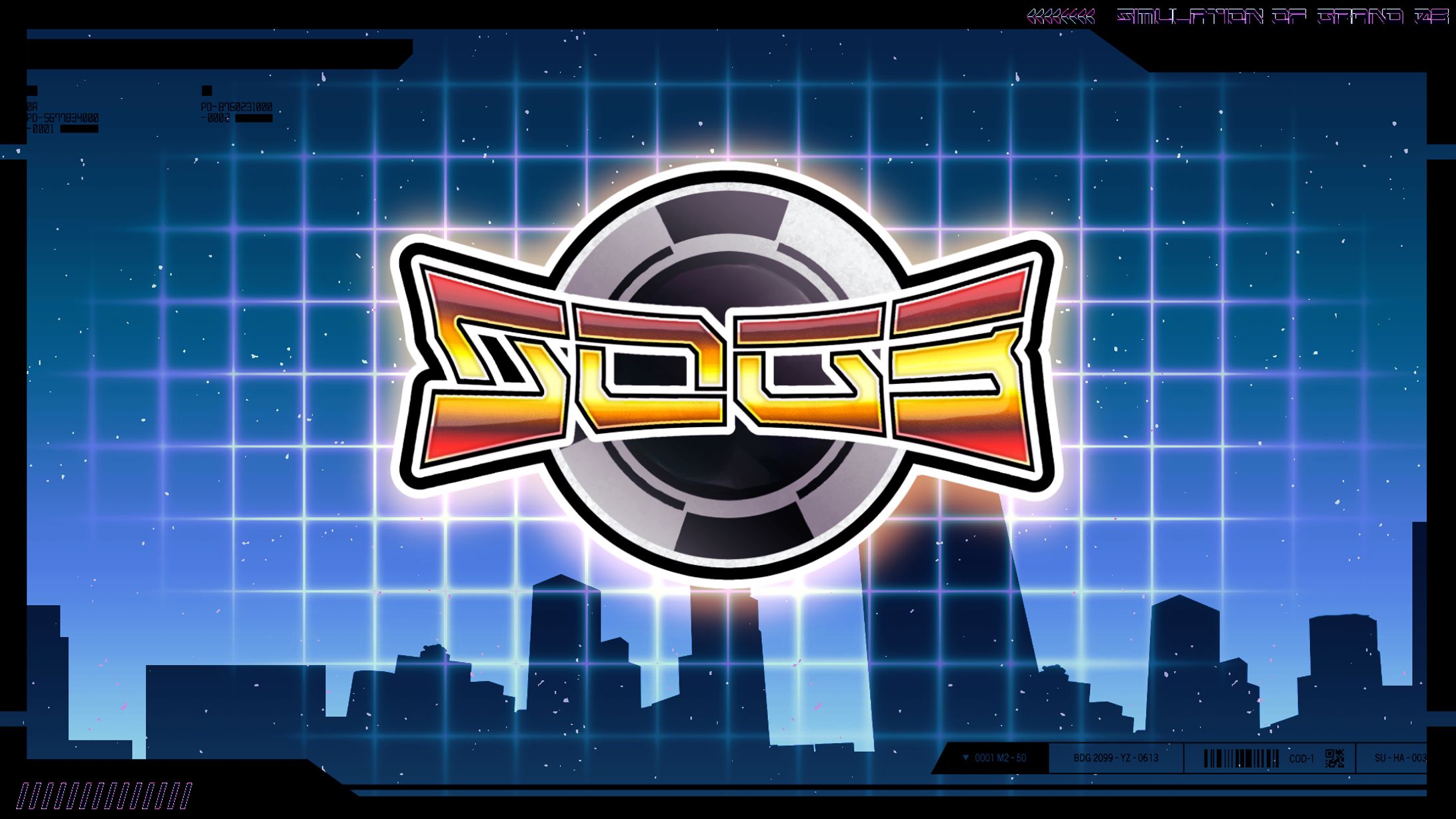 GTARPサーバー「シミュグラ３」タイトルロゴデザイン-1