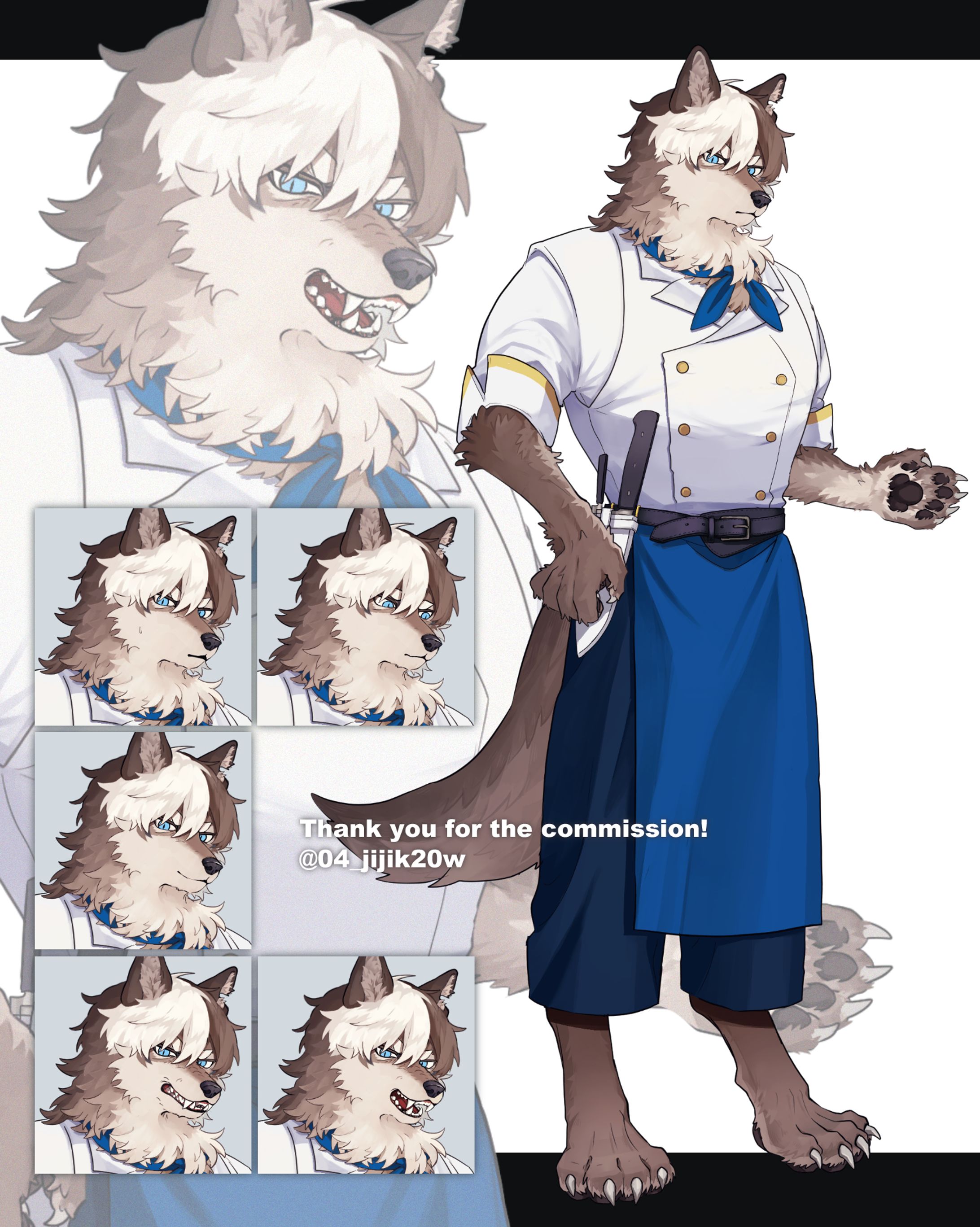 【依頼】TRPG立ち絵　獣人-1