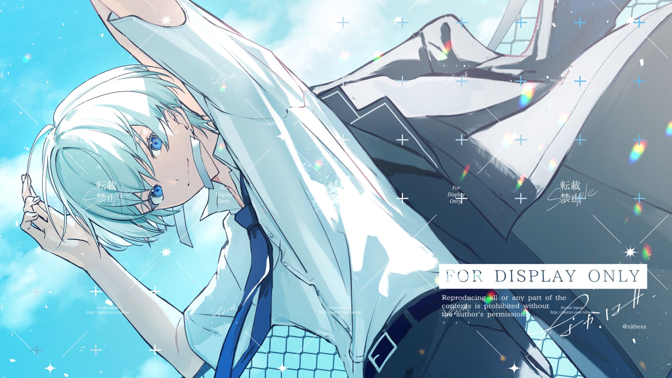 なしろ様/『青と夏』MVイラスト-1