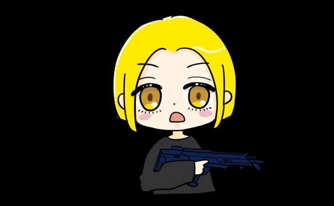 コラボ配信サムネ用イラスト