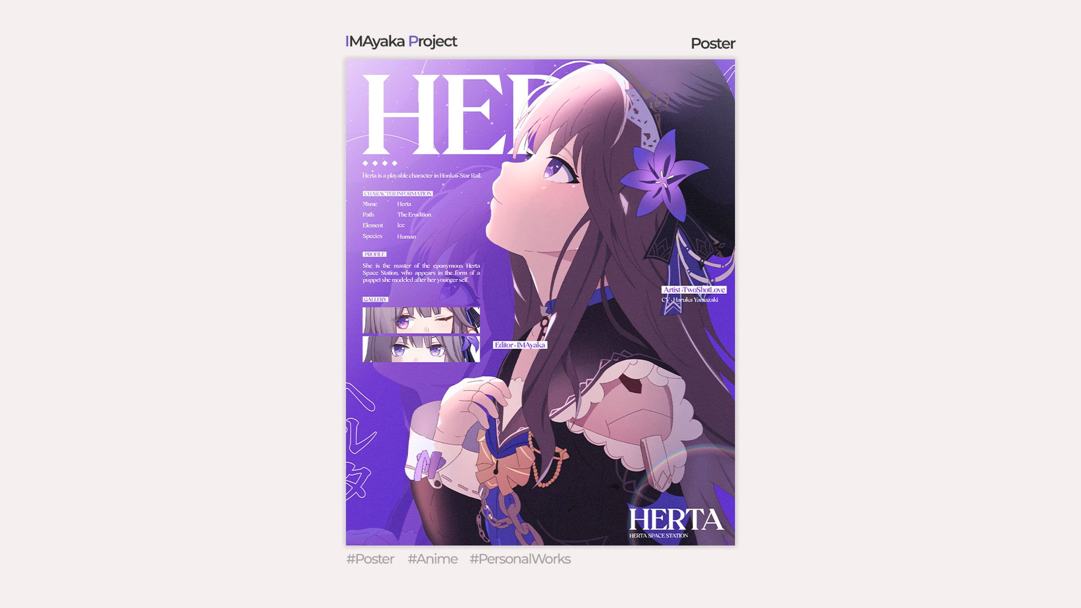 [Poster] Herta - Honkai Star Rail-1