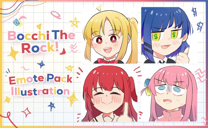 FA | BTR - Emote Pack Illust