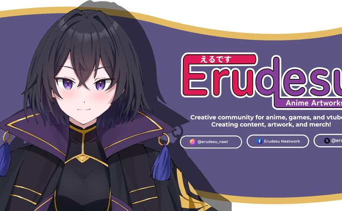 [COMMISSION] Erudesu banner for Comifuro