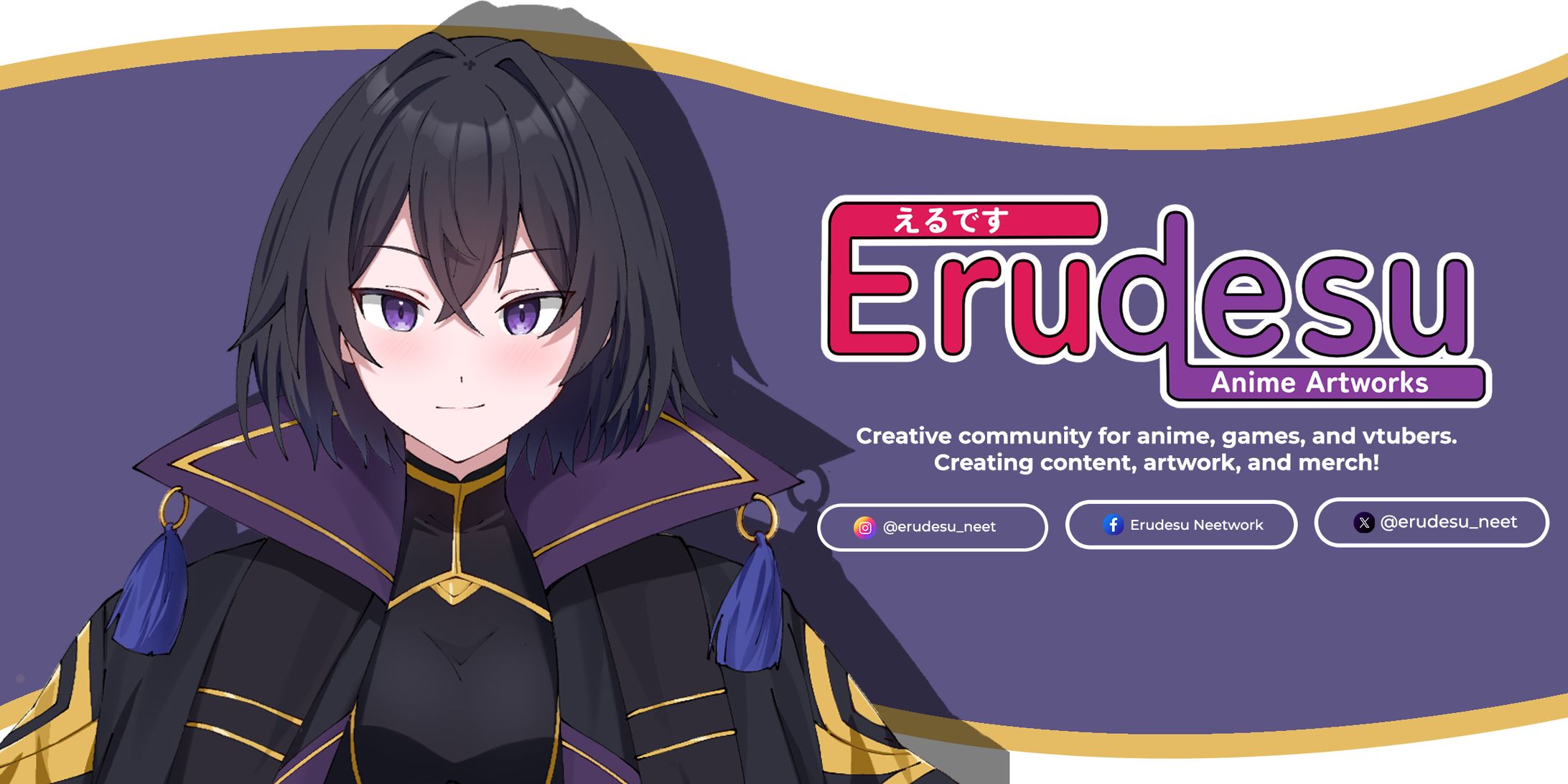 [COMMISSION] Erudesu banner for Comifuro-1