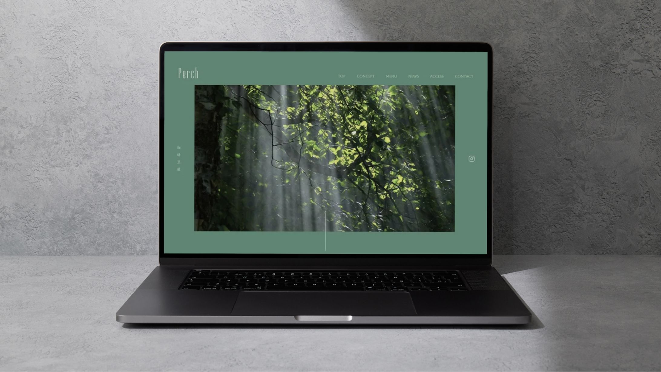 【HP制作】Perch(カフェ)-1