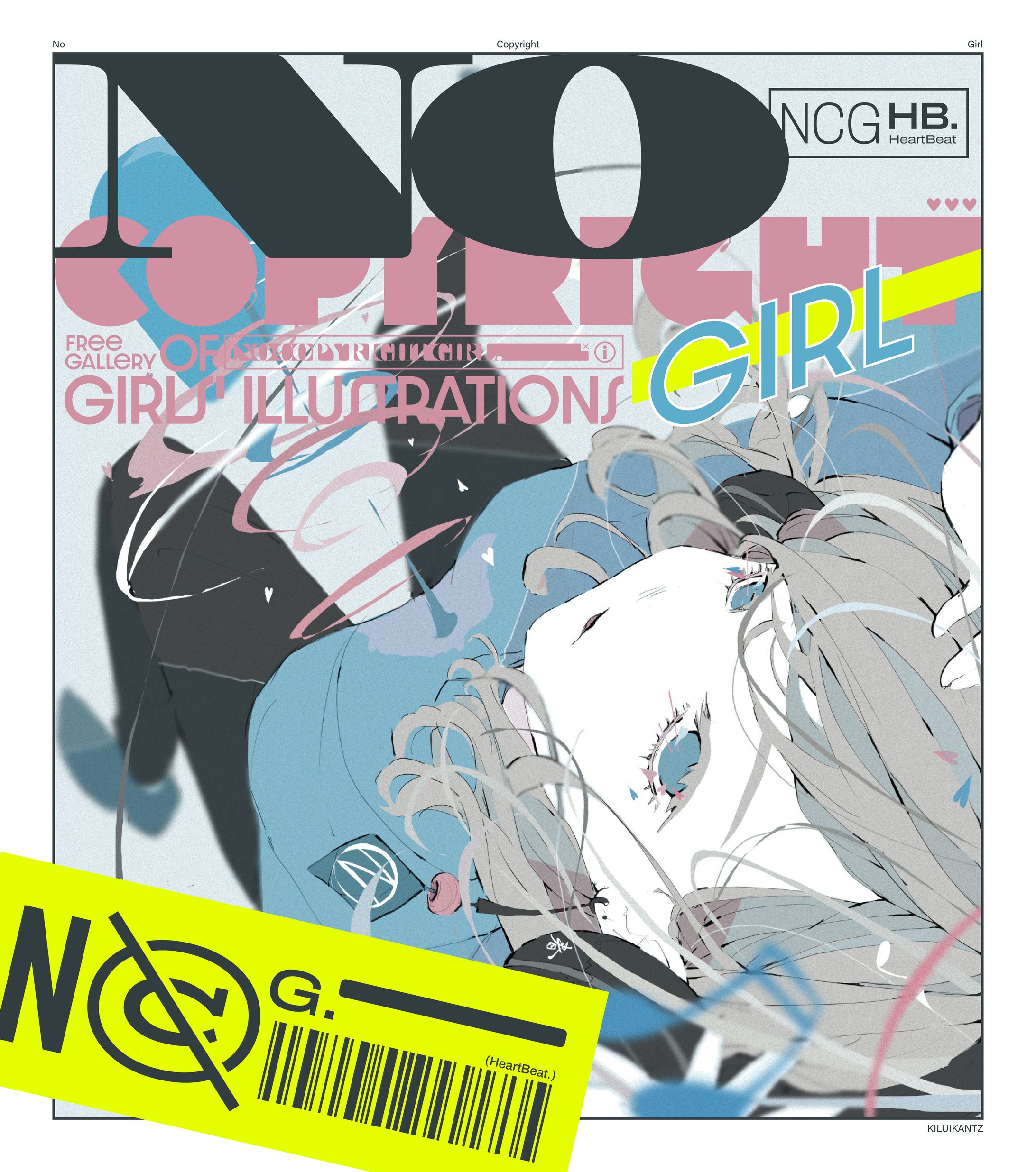 No Copyright Girl Graphic Design-1