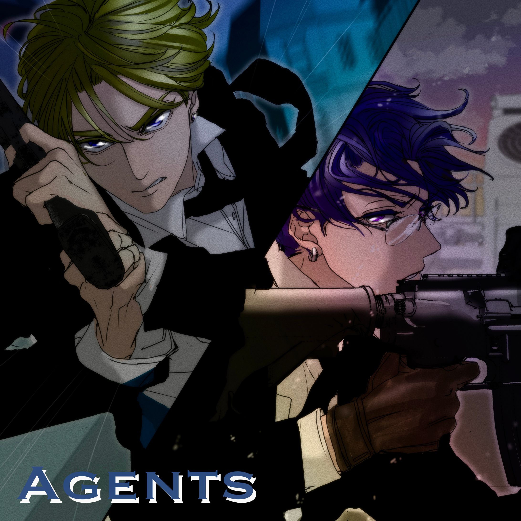マンガ「AGENTS」キャラクターイラスト-1