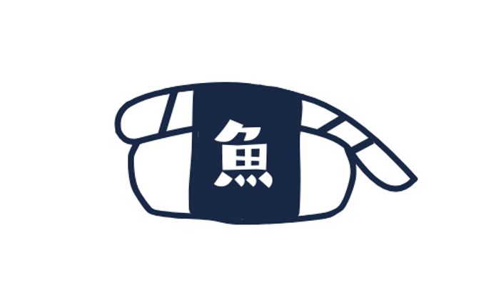 Logo and patterned design for Sushi shop