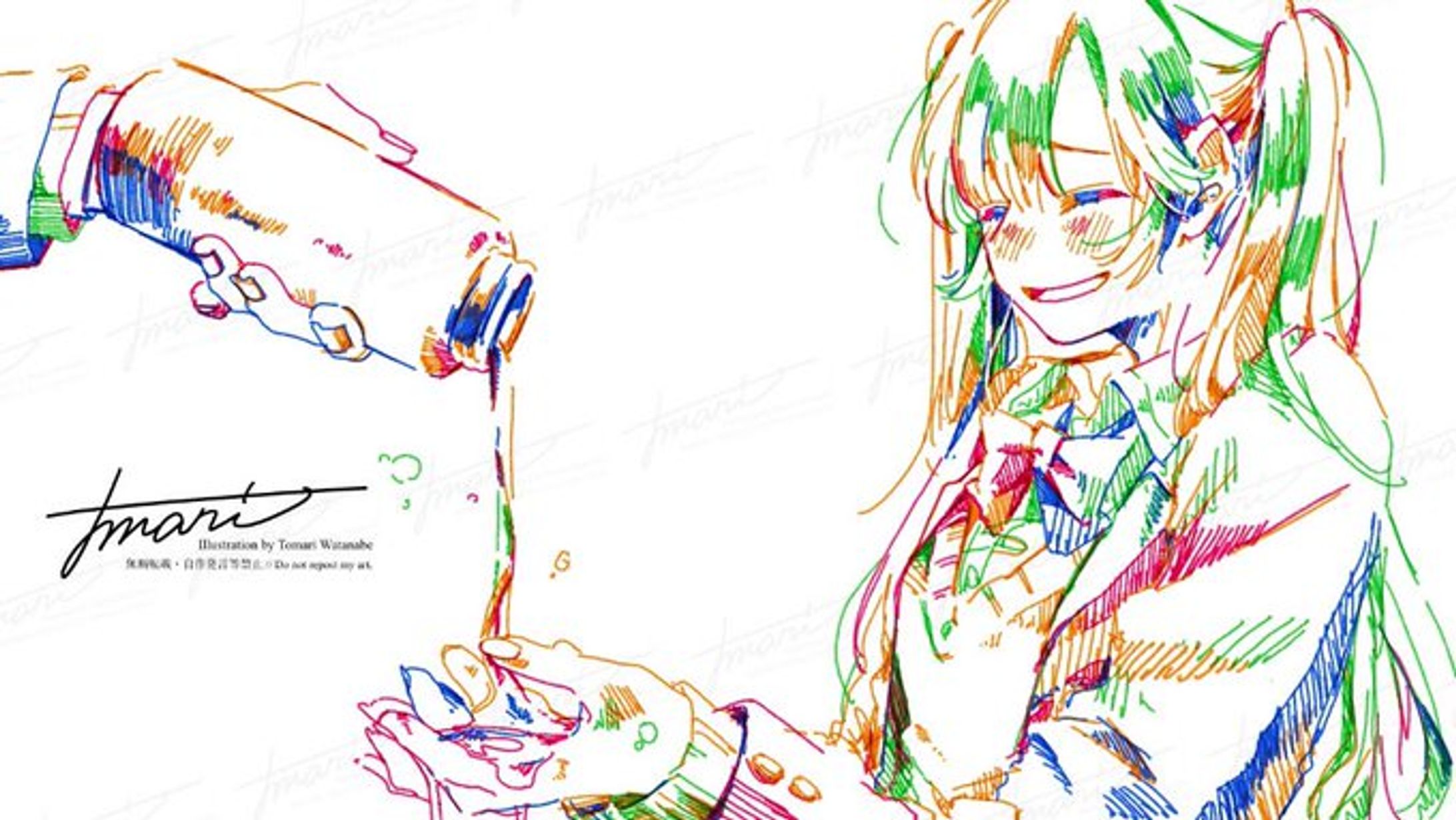 朝波様 動画イラスト-1