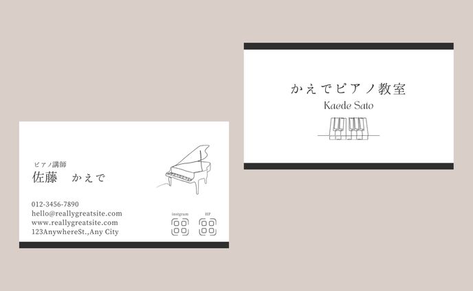 名刺_シンプル