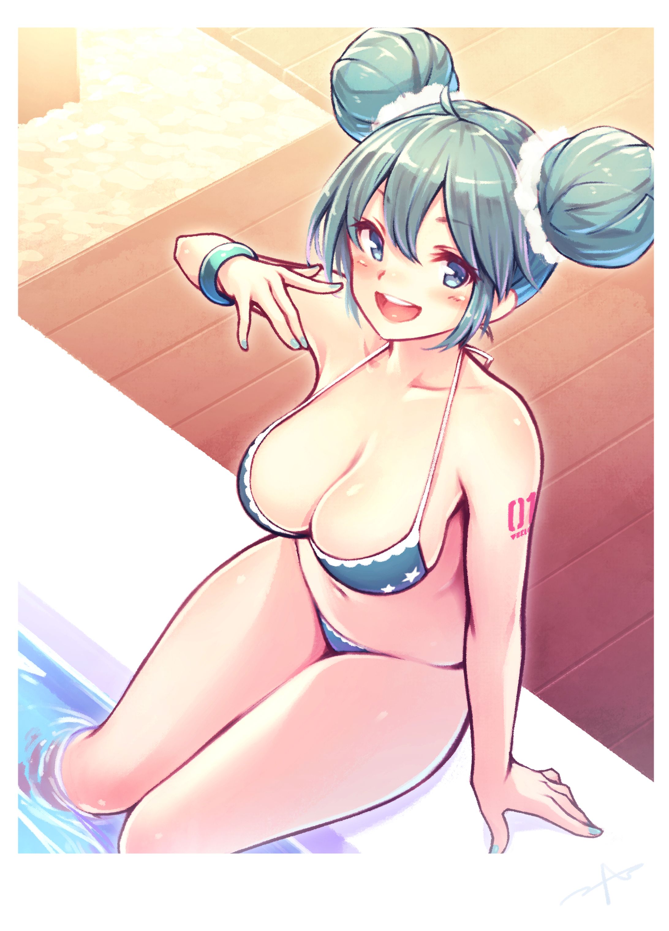 水着ミク-1