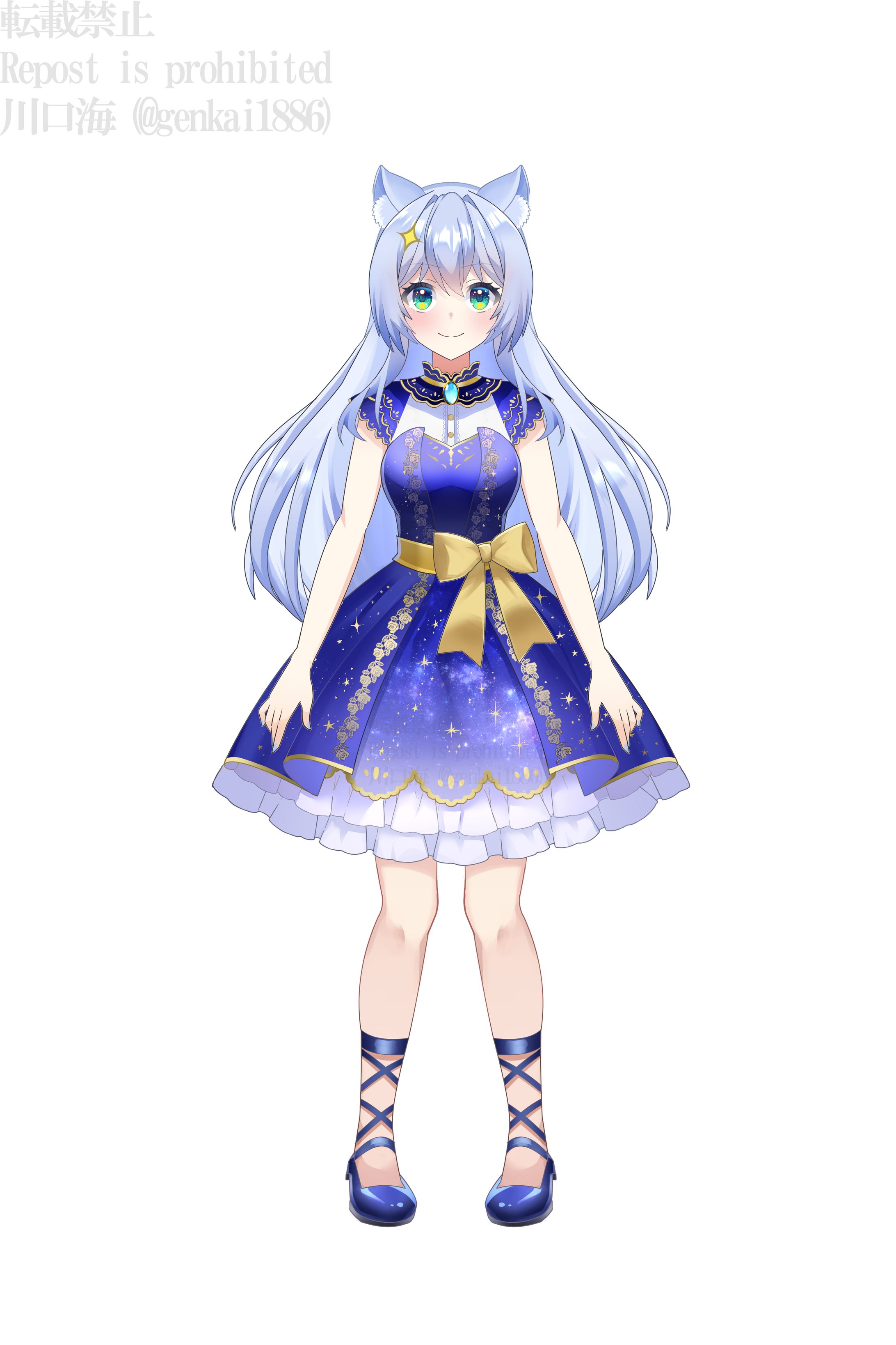 糸可愛ラズリ様　Live2Dモデリング　イラスト-1