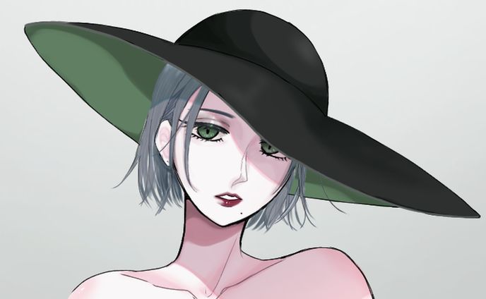 TRPG立ち絵/女性①(4枚)
