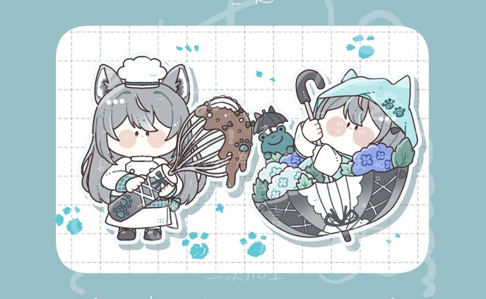 【ご依頼】量産SDイラスト/灰雪ノエル様