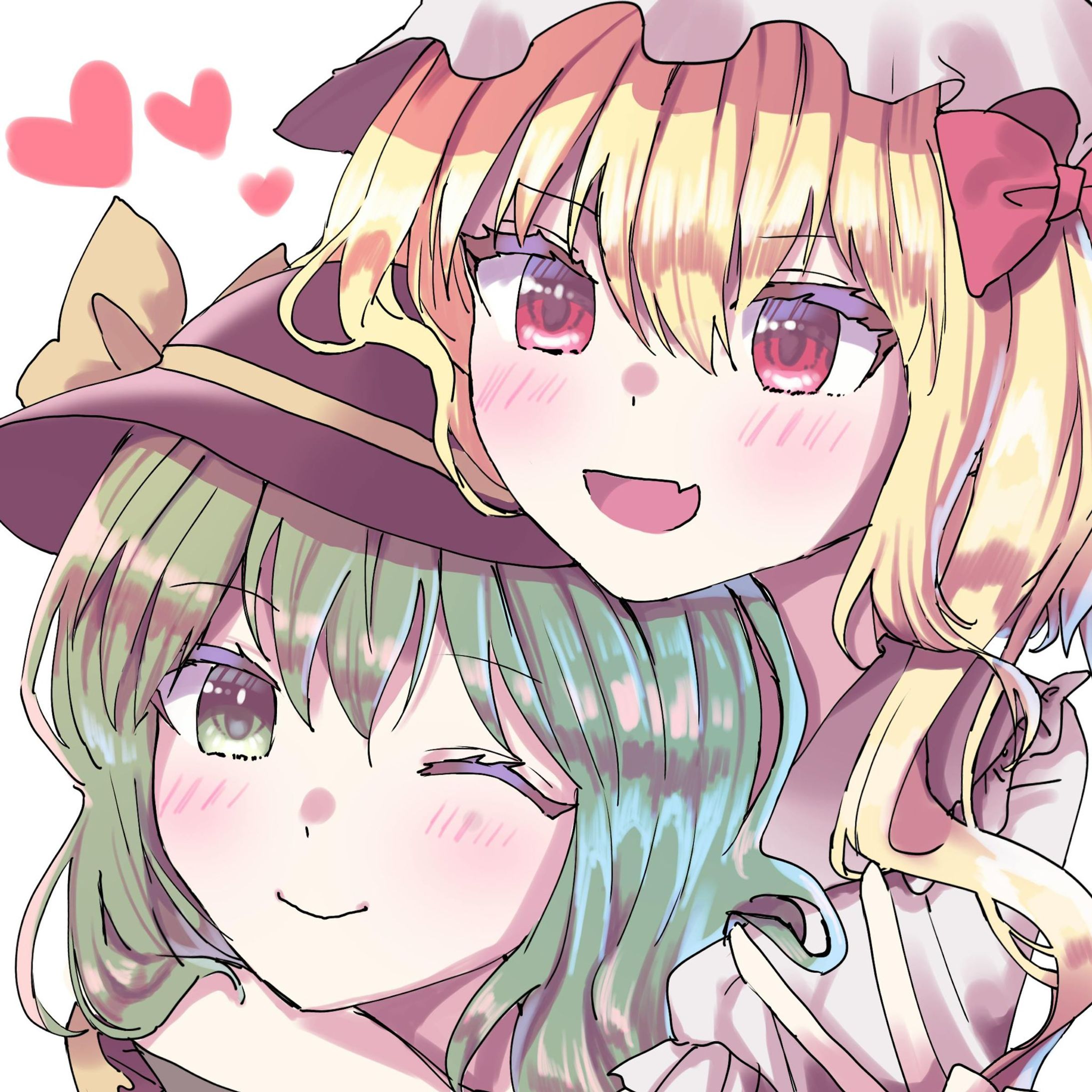 【ご依頼】なきかこ 様 アイコン 東方Project フラン、こいし-1