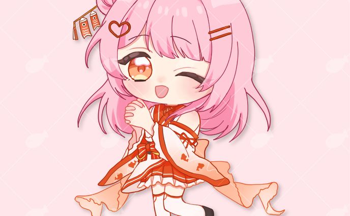 ぶいじだい所属 百瀬こいろ様 / SDイラスト