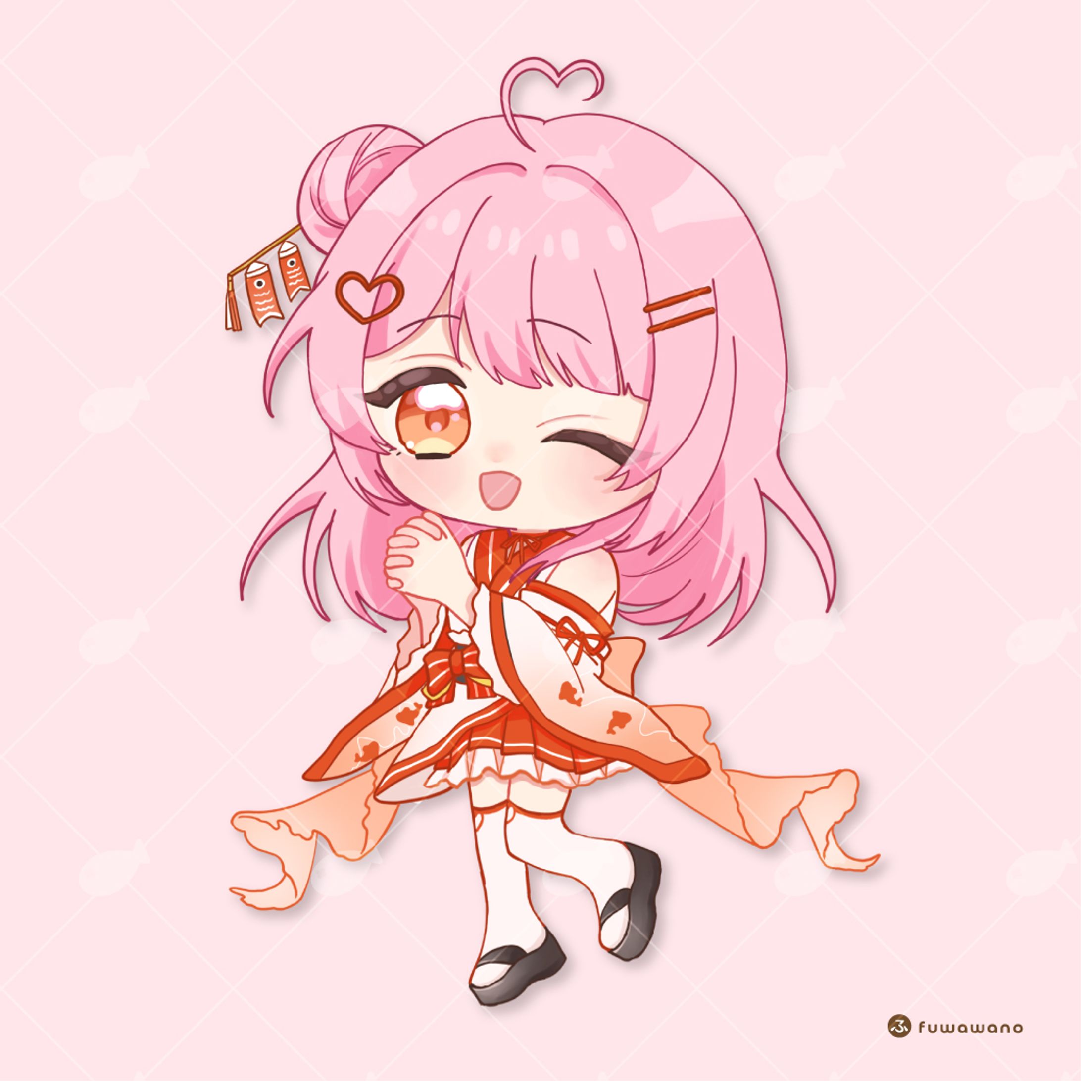 ぶいじだい所属 百瀬こいろ様 / SDイラスト-1