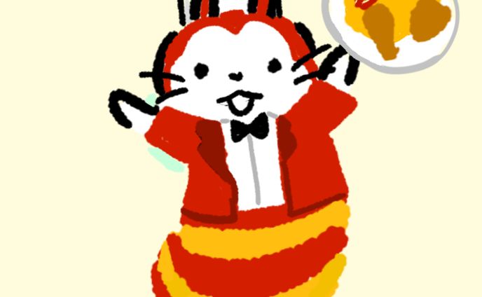 ジョリビーなりきり猫