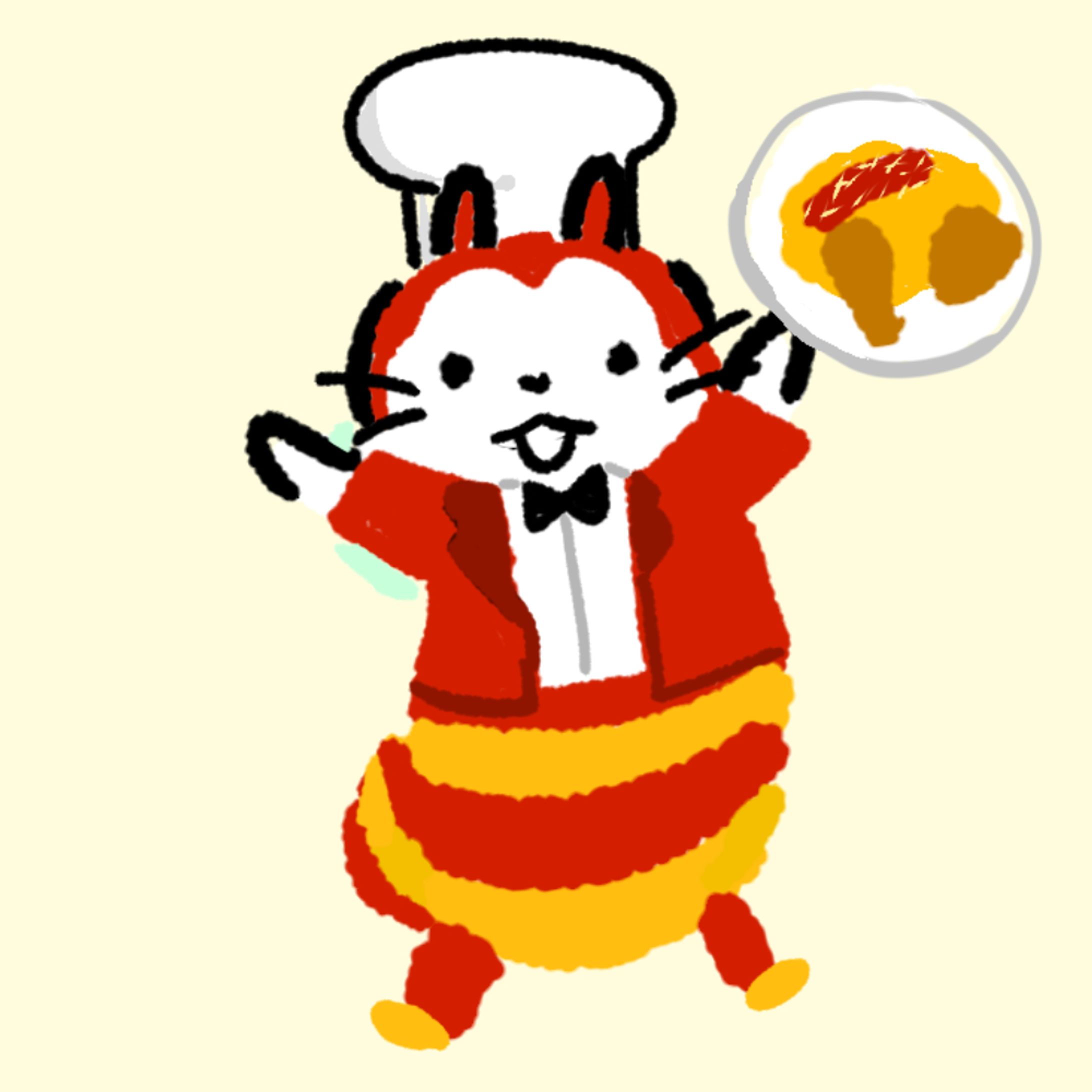 ジョリビーなりきり猫-1