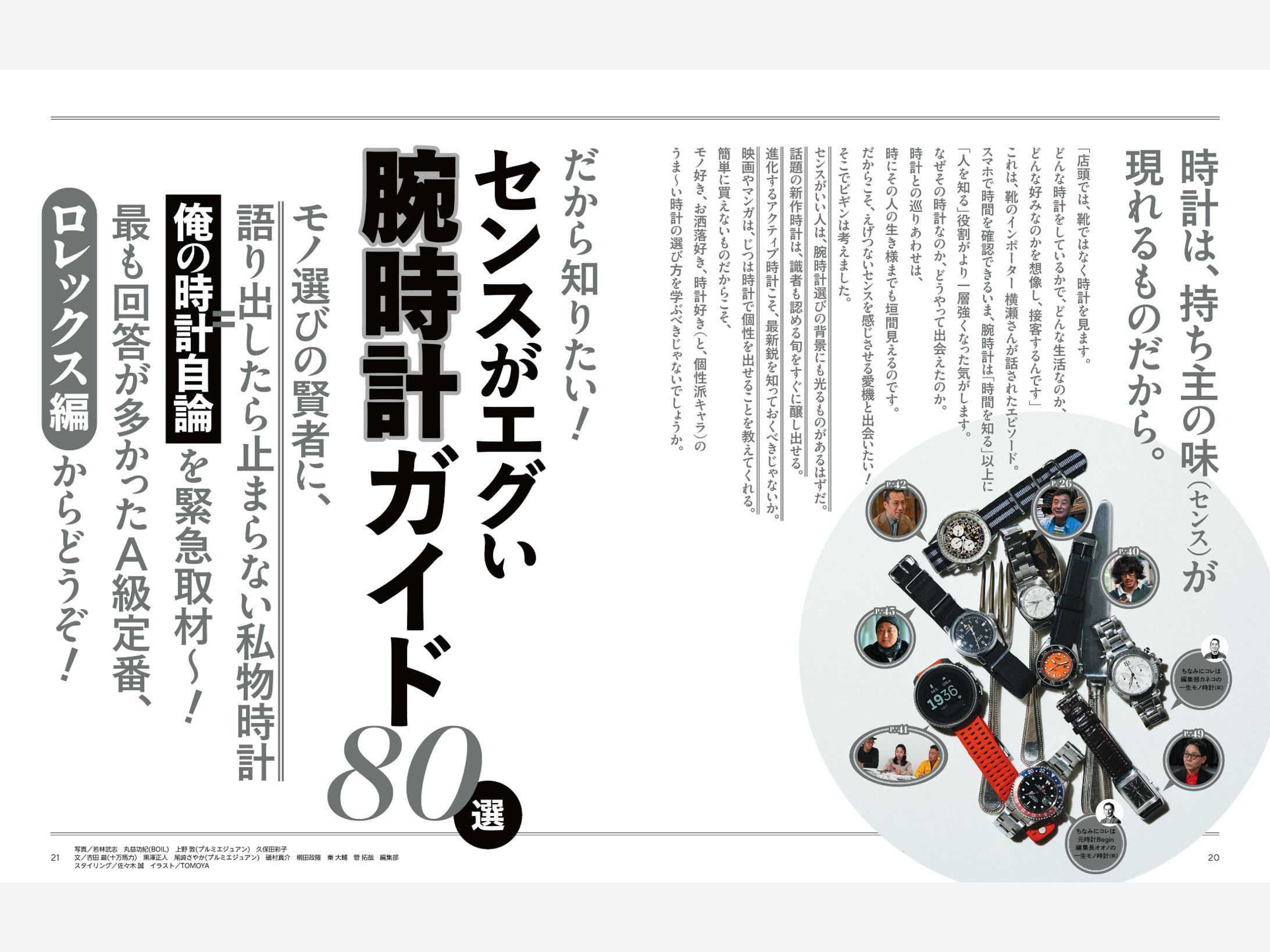 Begin/August,2023〜Wrist Watches Snap issue〜-1