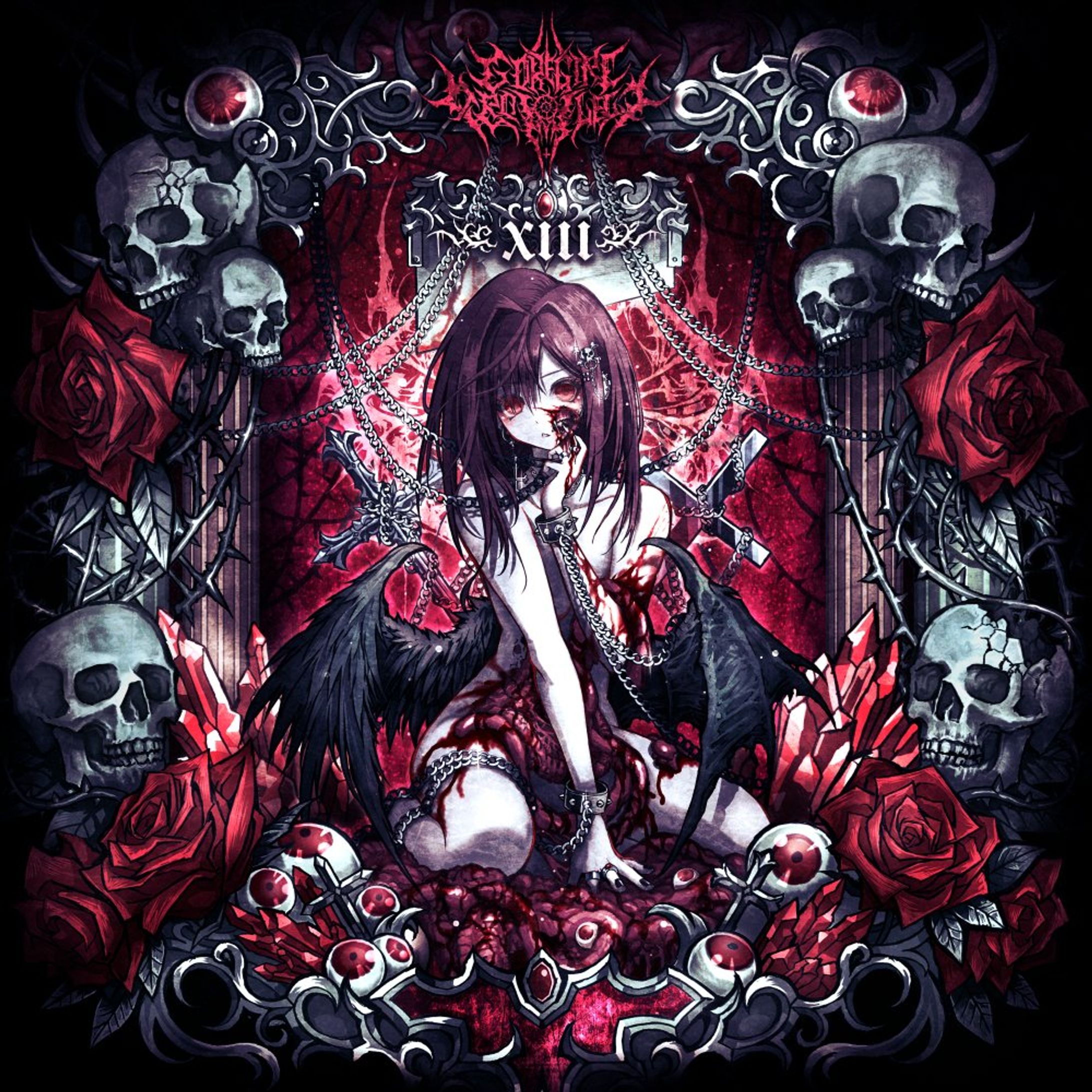 GORE-GIRL PROJECT「XIII」　CDcover illust＆Key visual-1