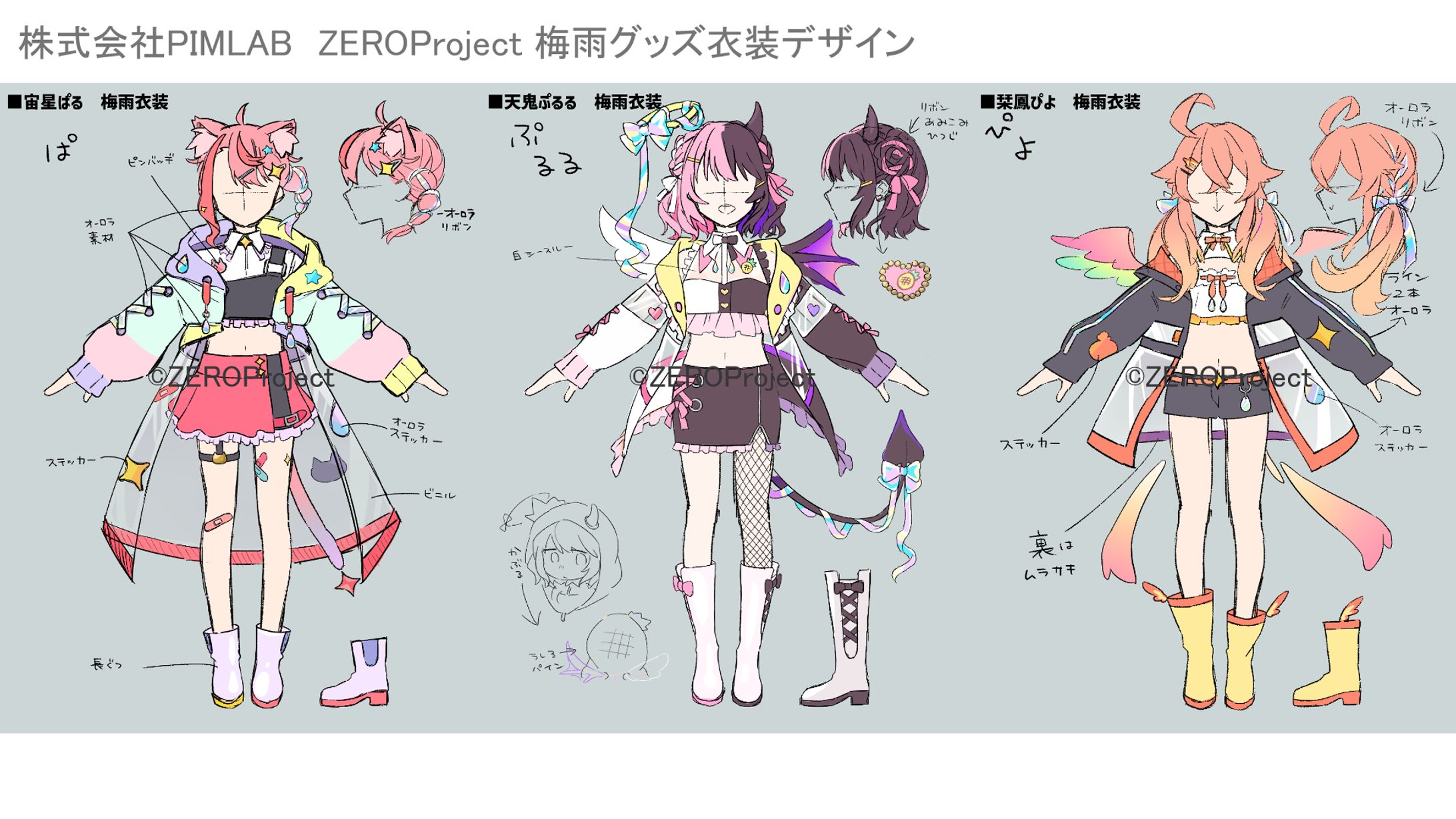 (株)PIMLAB様：ZEROProject衣装デザイン-1